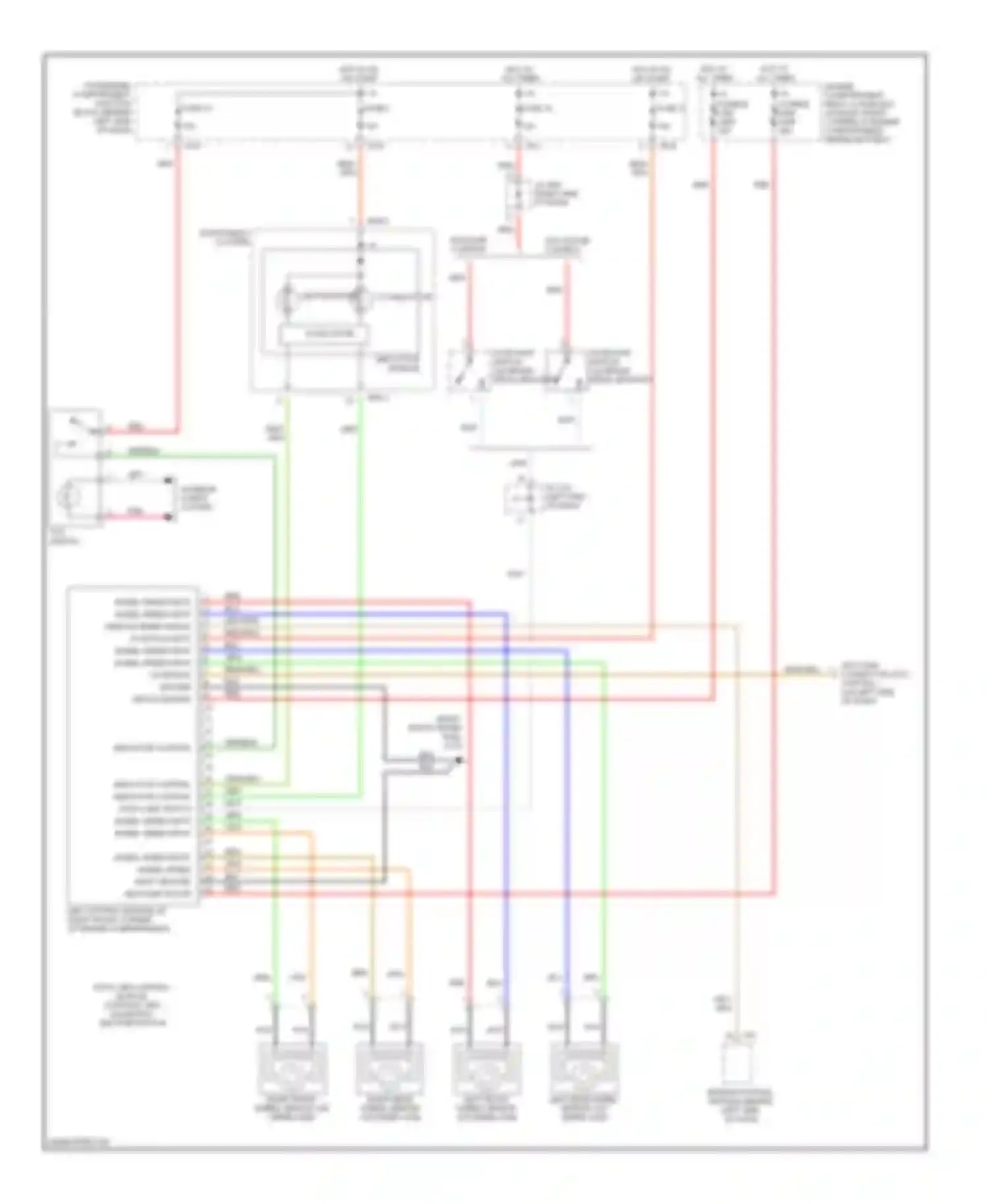 Wiring diagram tcs switch for Hyundai Elantra III (2000-2003) (1 of 2)