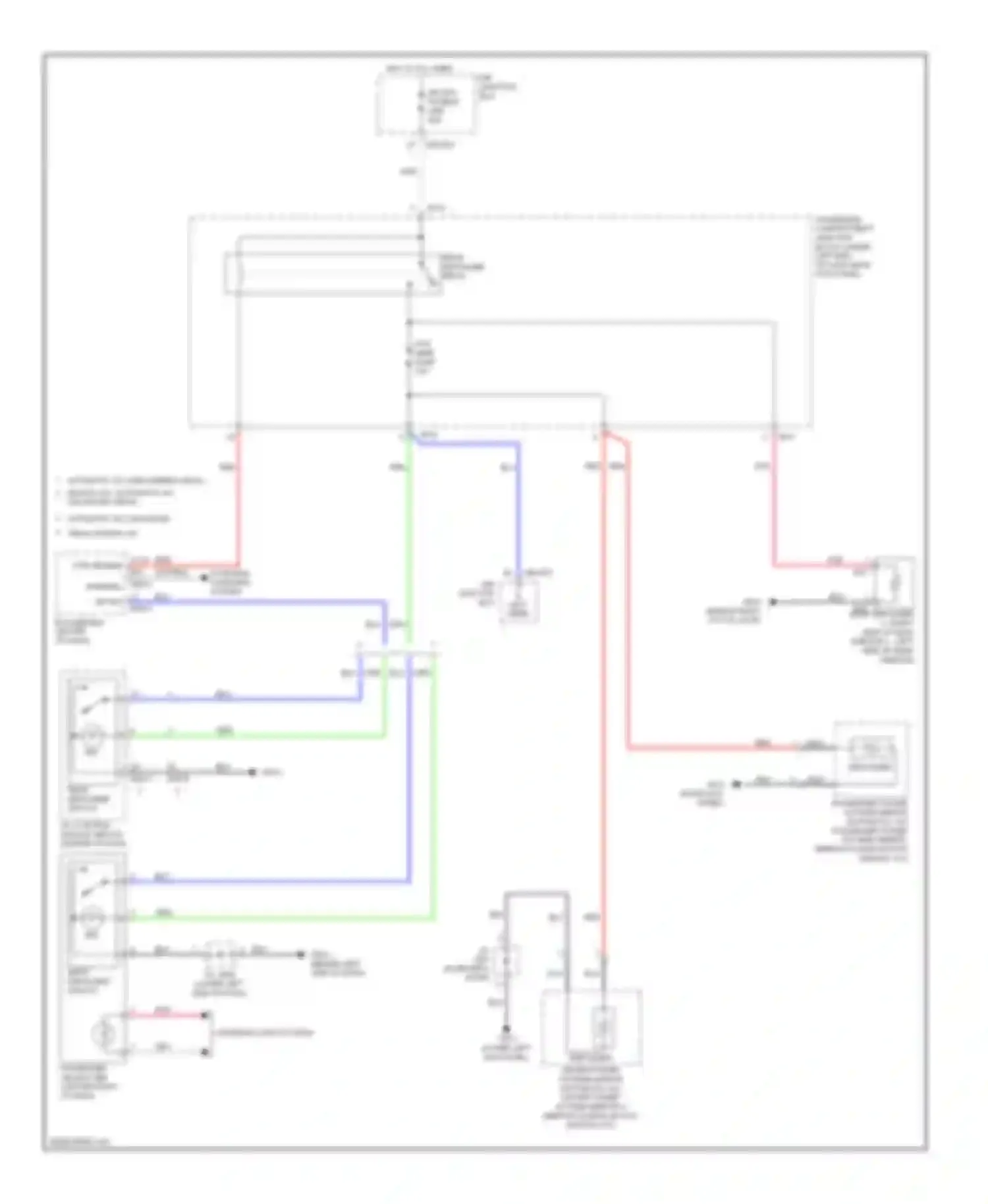 Elantra Hyundai IV (2006-2011): Rear defogger & heated mirrors circuit