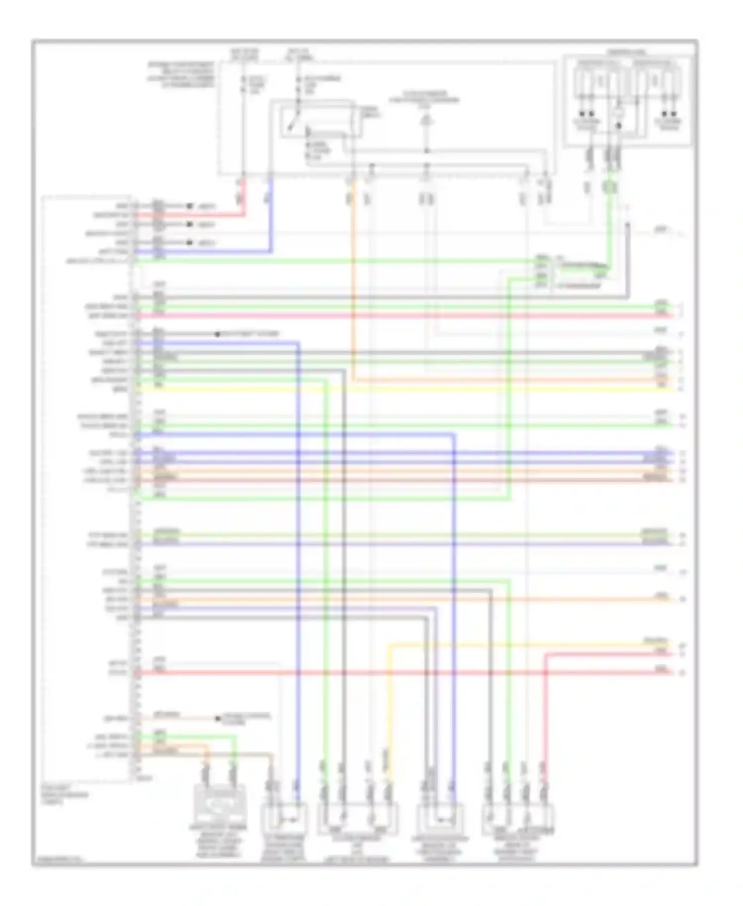 Elantra Hyundai IV (2006-2011): Wiring diagram engine performance 2.0l (1 of 5)