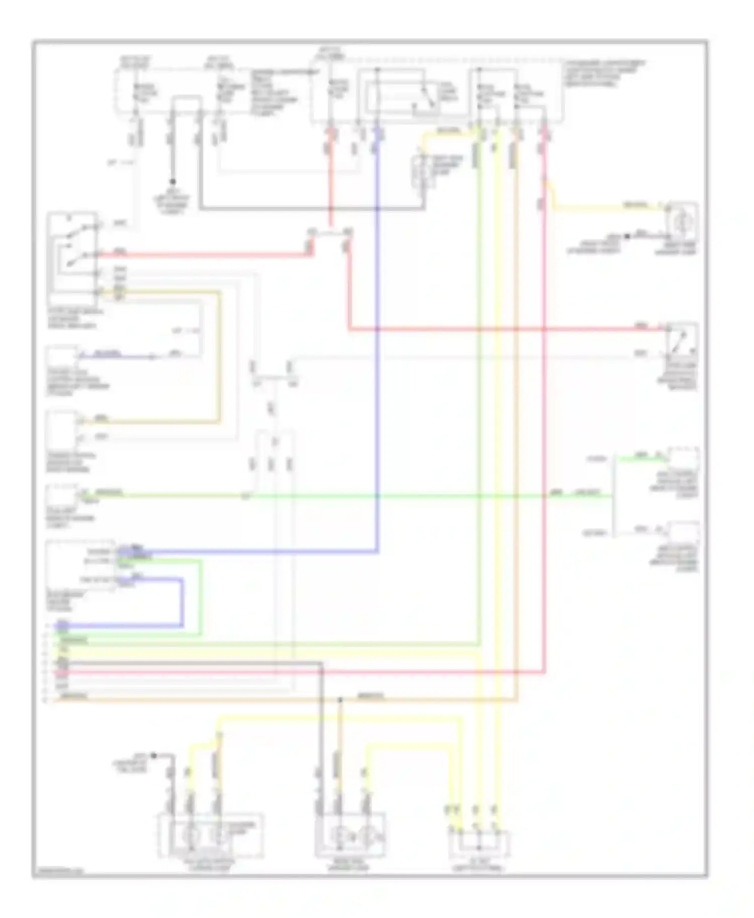 Elantra Hyundai IV (2006-2011): Exterior lamps circuit (2 of 2)