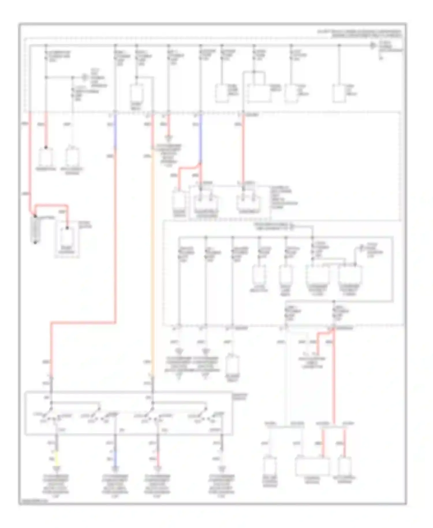 Elantra Hyundai IV (2006-2011): Power distribution circuit (1 of 7)