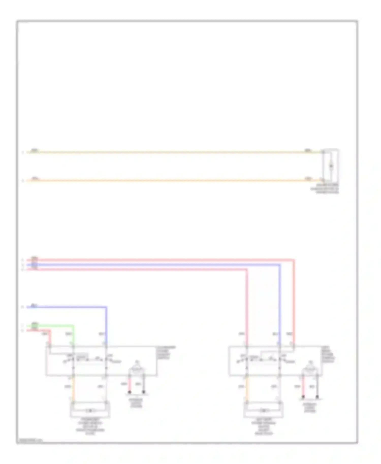 Elantra Hyundai IV (2006-2011): Power windows circuit, without safety power windows (2 of 2)