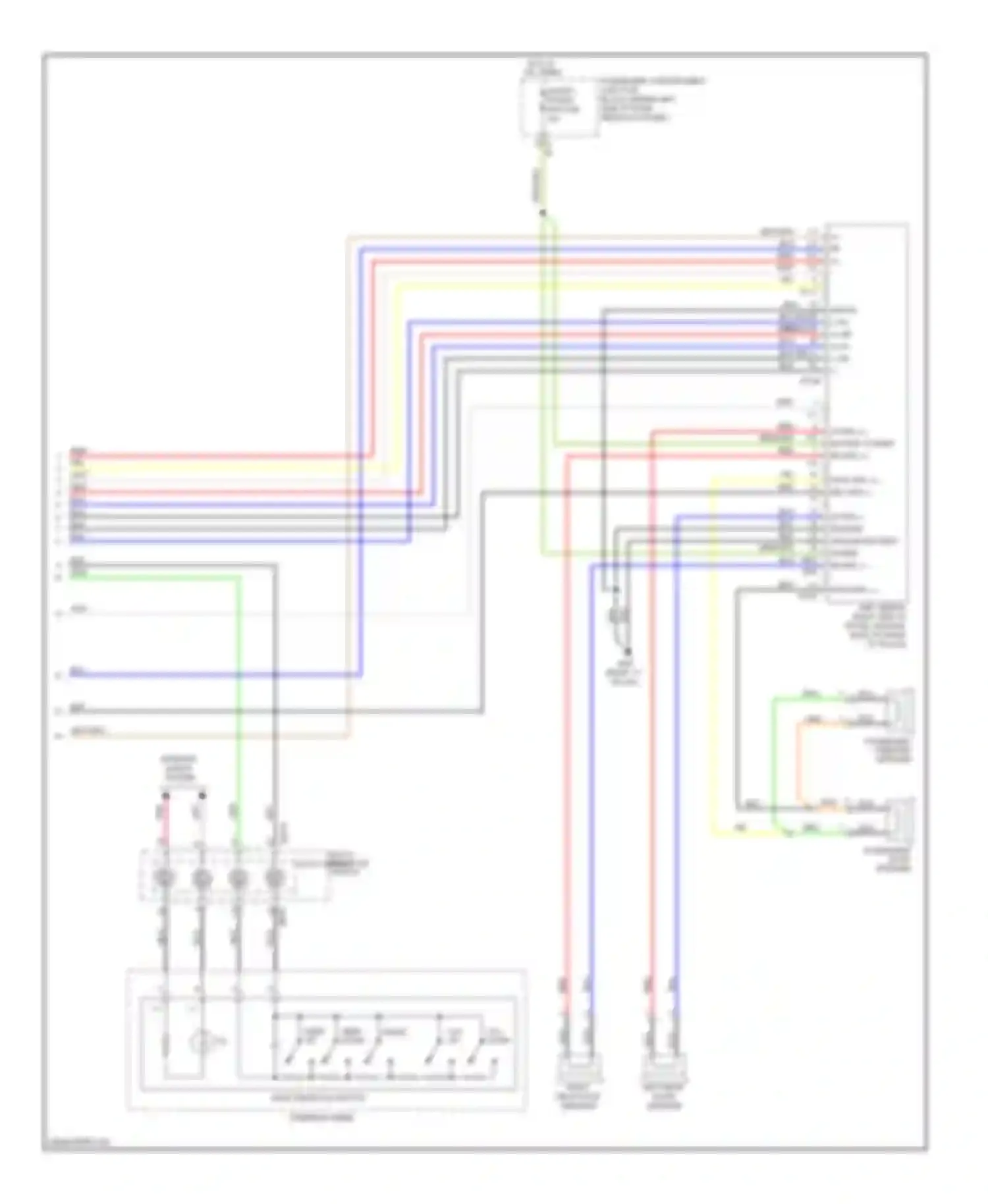 Elantra Hyundai IV (2006-2011): Radio circuit, with amplifier (2 of 2)