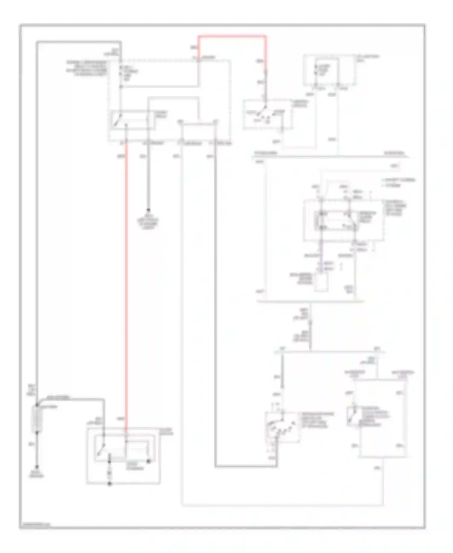 Elantra Hyundai IV (2006-2011): Starting circuit
