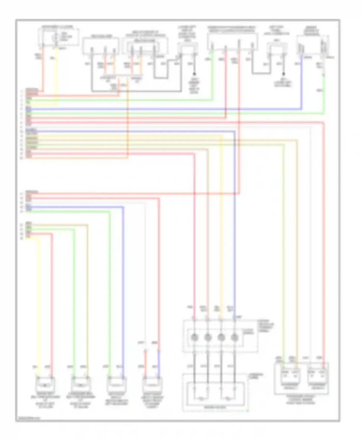 Elantra Hyundai IV (2006-2011): Supplemental restraints circuit, with advanced air bag (2 of 2)