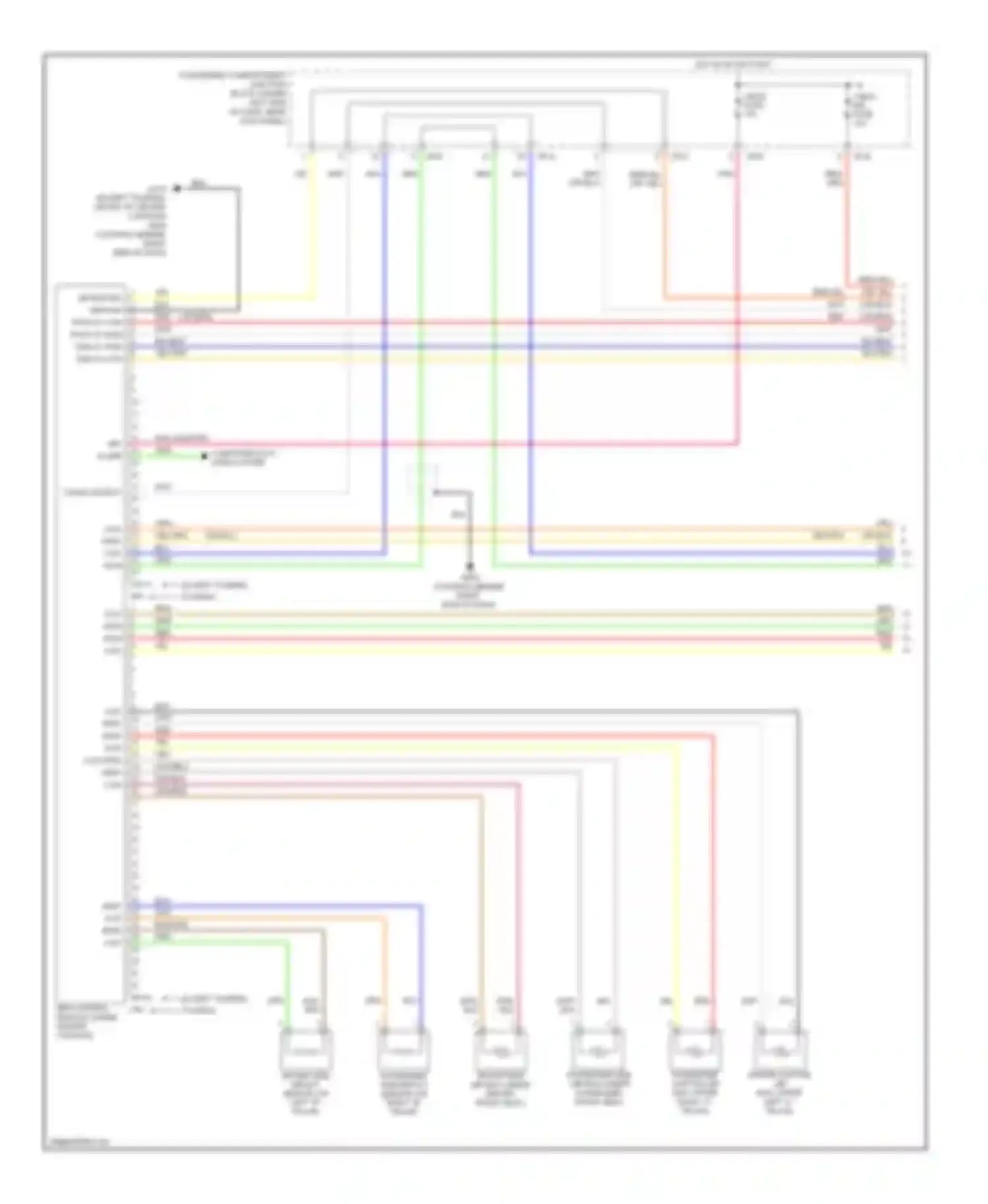 Elantra Hyundai IV (2006-2011): Supplemental restraints circuit, with depowered air bag (1 of 2)