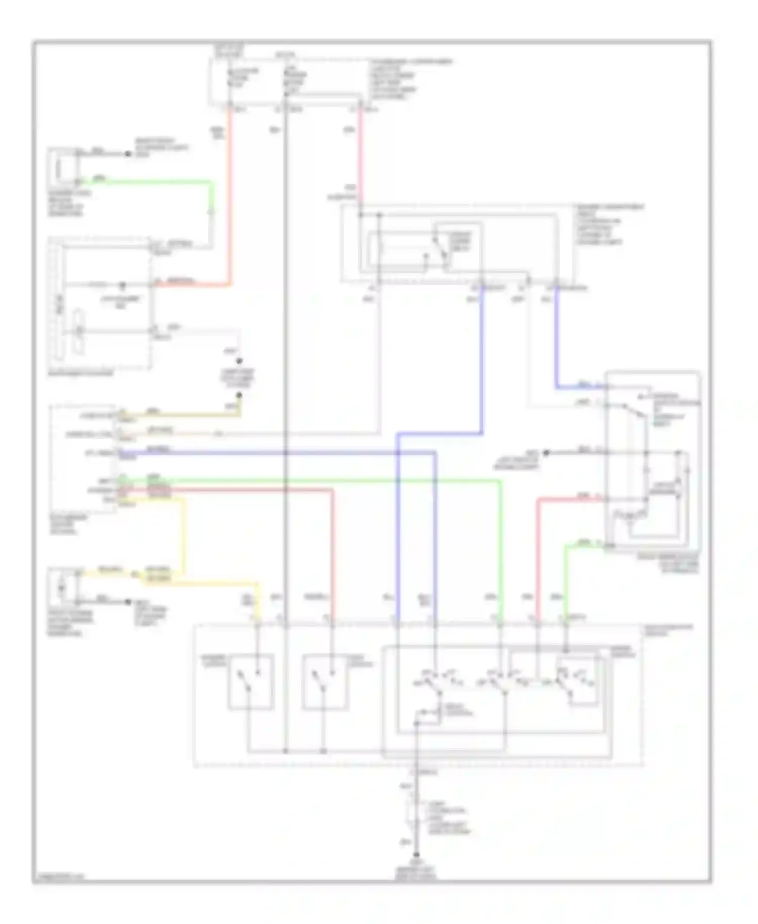 Elantra Hyundai IV (2006-2011): Wiper/washer circuit
