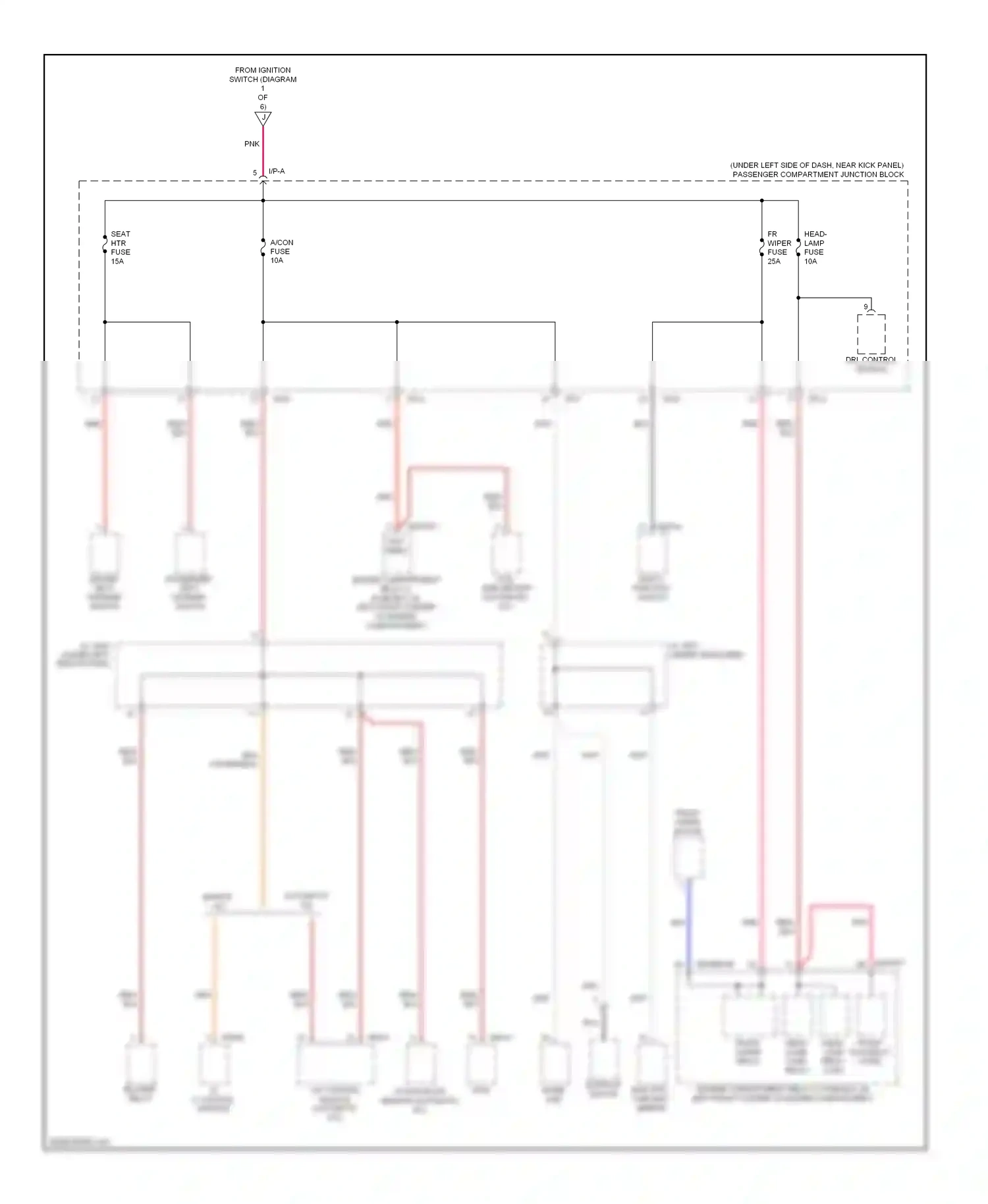 Wiring diagram a/c control module for Hyundai Elantra IV (2006-2011) (2 of 5)