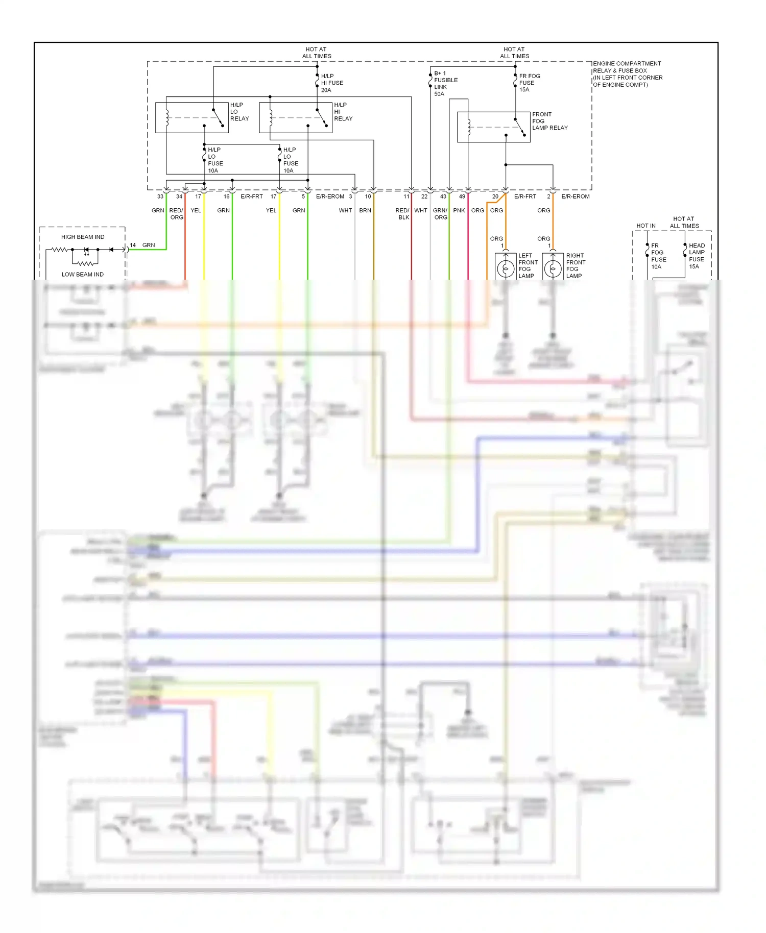 Wiring diagram auto light sensor for Hyundai Elantra IV (2006-2011) (1 of 1)