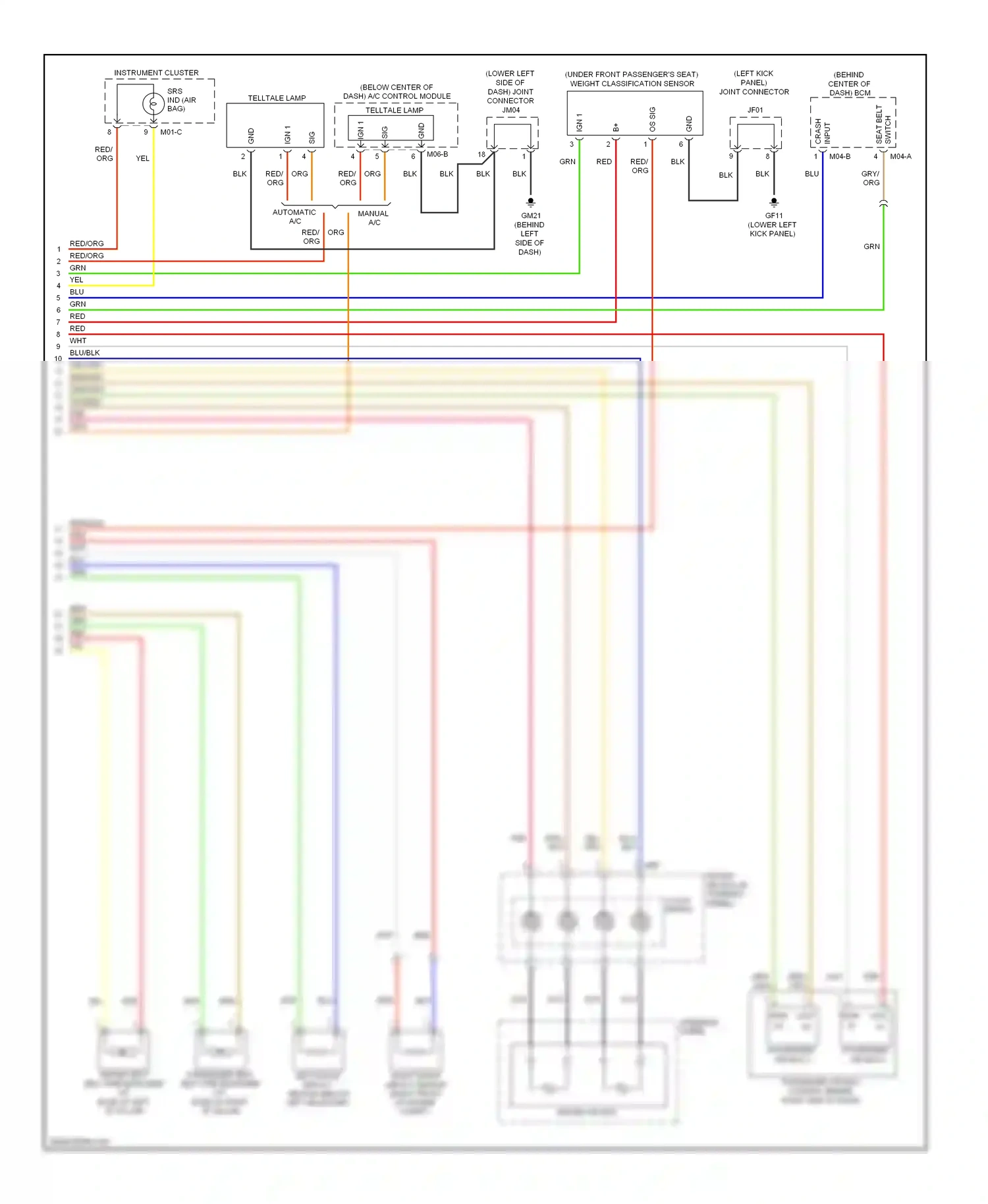 Wiring diagram automatic a/c for Hyundai Elantra IV (2006-2011) (8 of 8)