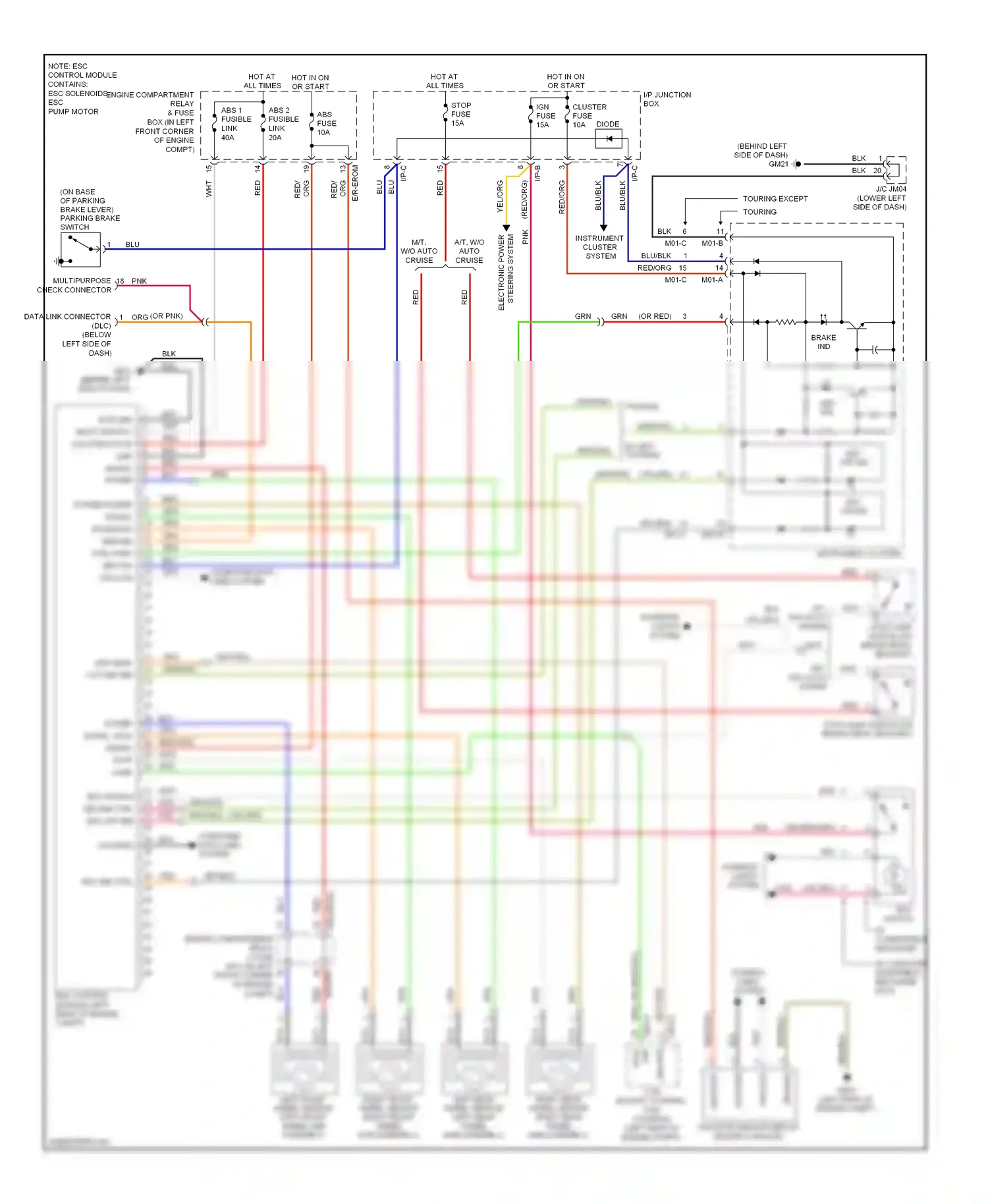 Wiring diagram can low for Hyundai Elantra IV (2006-2011) (1 of 3)