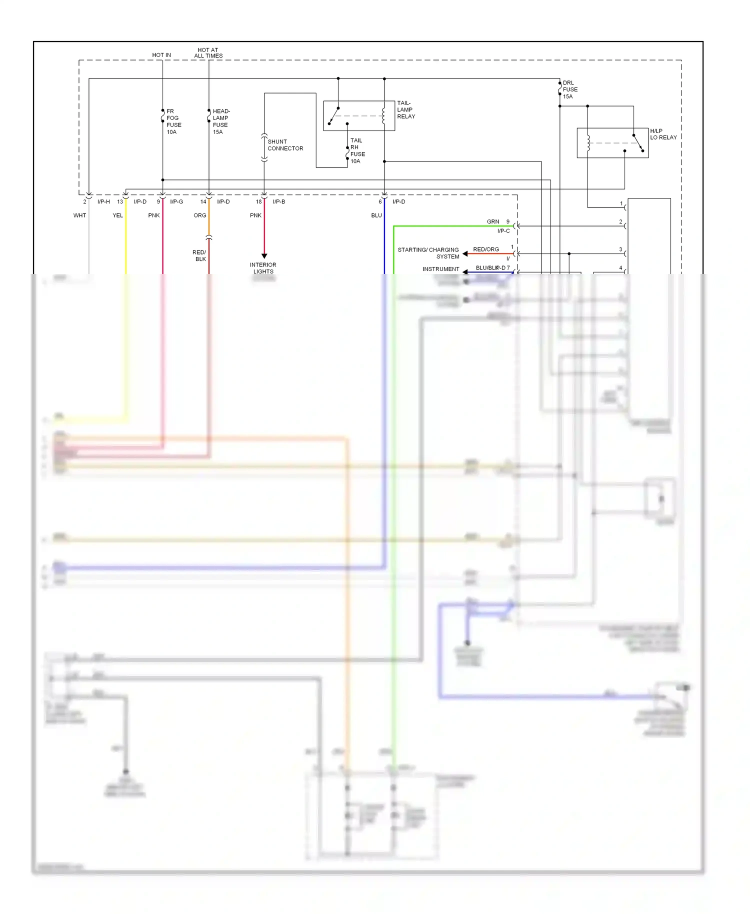 Wiring diagram drl control module for Hyundai Elantra IV (2006-2011) (1 of 6)