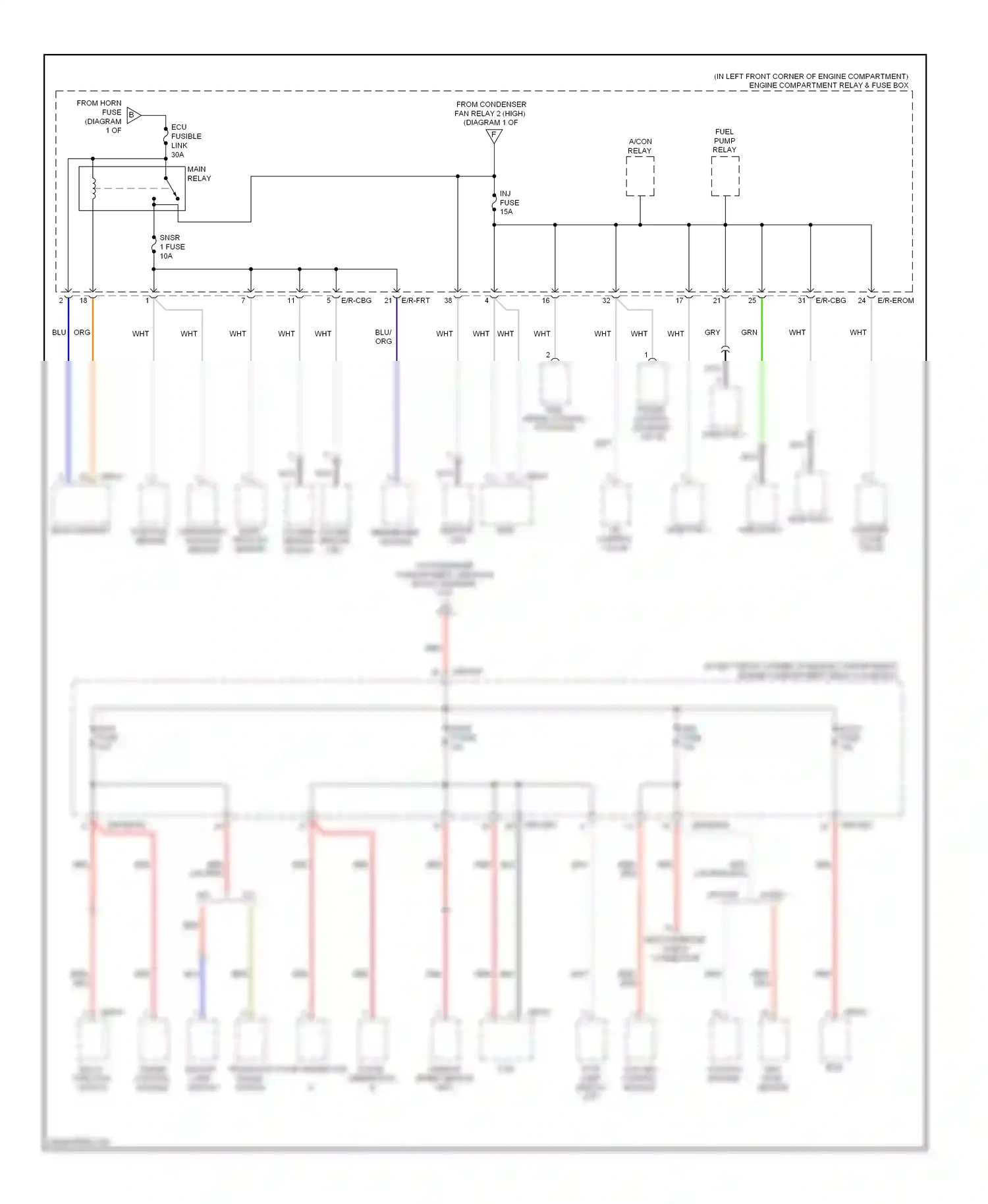 Wiring diagram esc yaw abs control rate control module sensor module for Hyundai Elantra IV (2006-2011) (1 of 1)