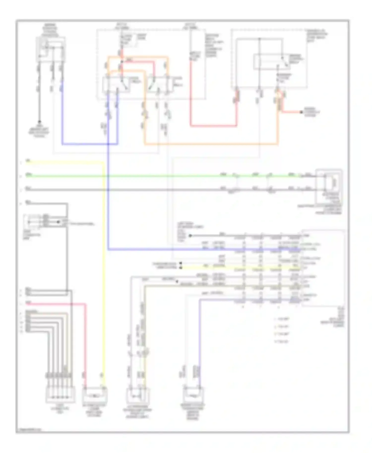 Elantra Hyundai V facelift (2013-2016): Manual a/c circuit (2 of 2)