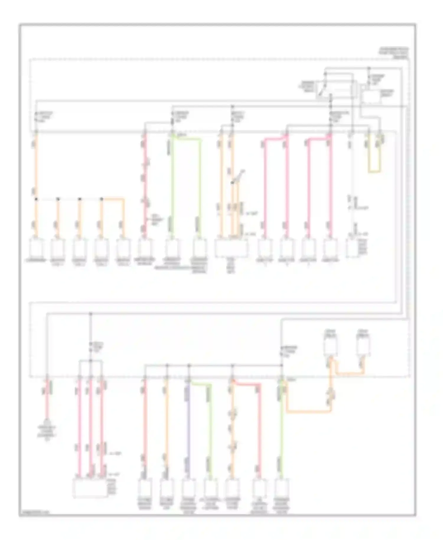 Elantra Hyundai V facelift (2013-2016): Power distribution circuit, ud (2 of 7)