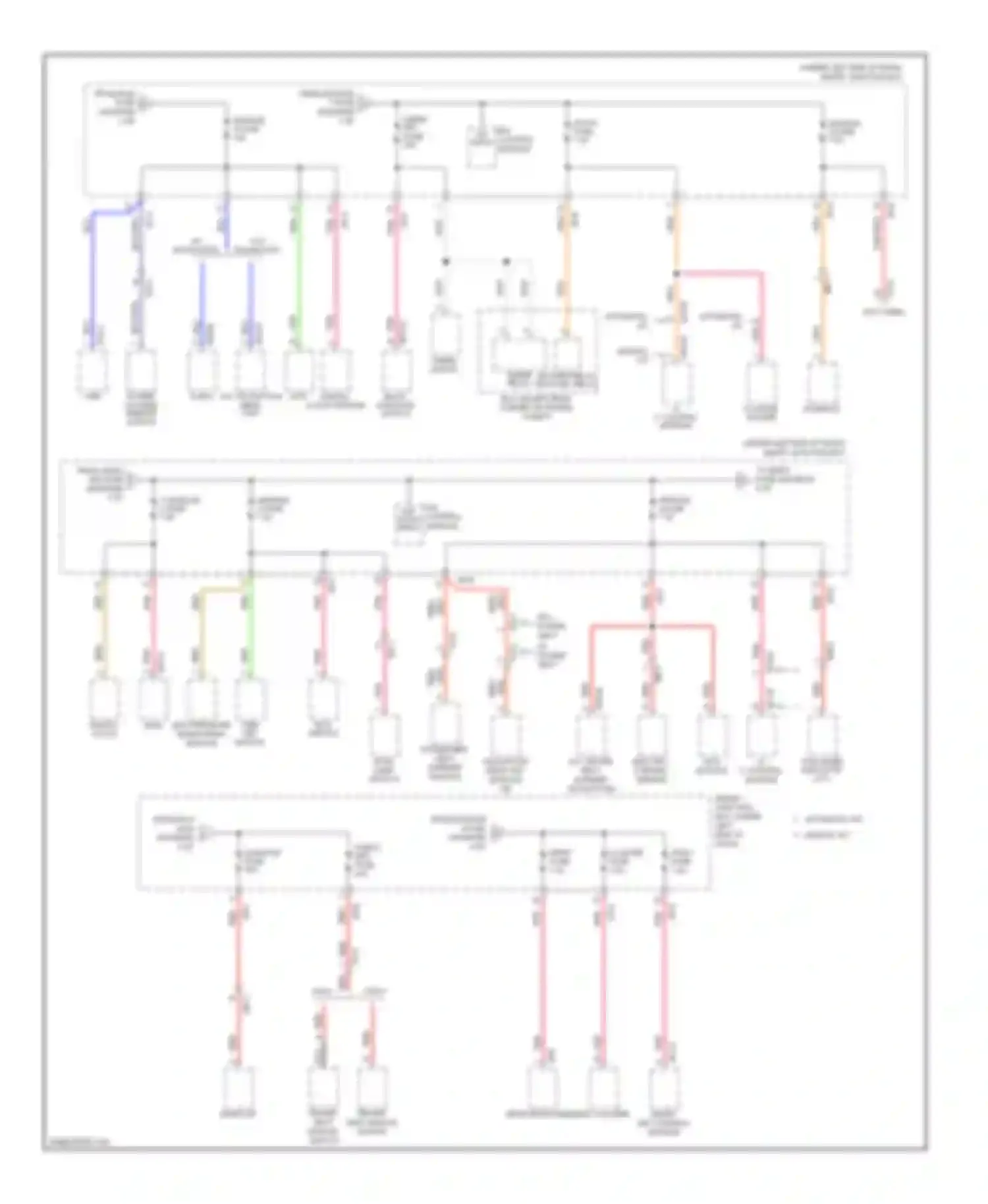 Elantra Hyundai V facelift (2013-2016): Power distribution circuit, ud (4 of 7)