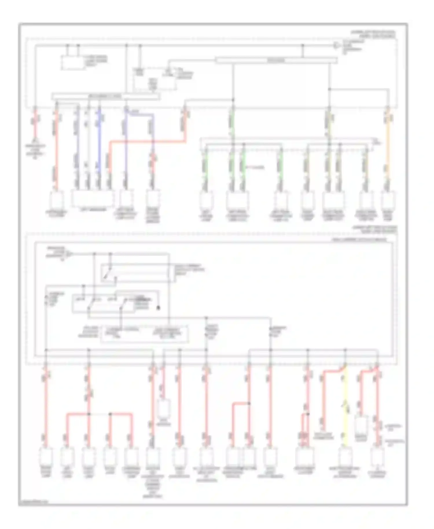 Elantra Hyundai V facelift (2013-2016): Power distribution circuit, ud (6 of 7)