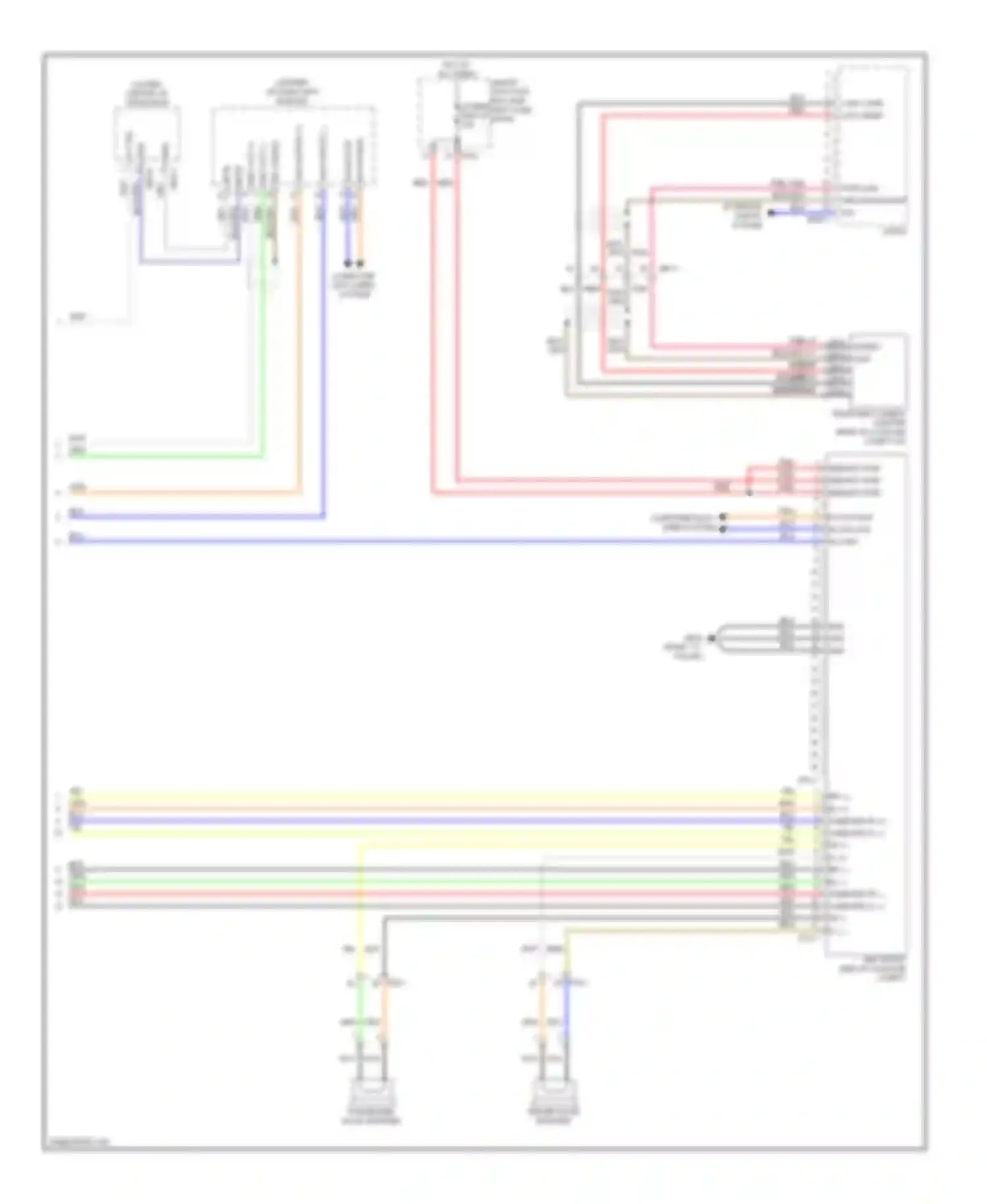Elantra Hyundai V facelift (2013-2016): Radio circuit, without navigation with amplifier (3 of 3)