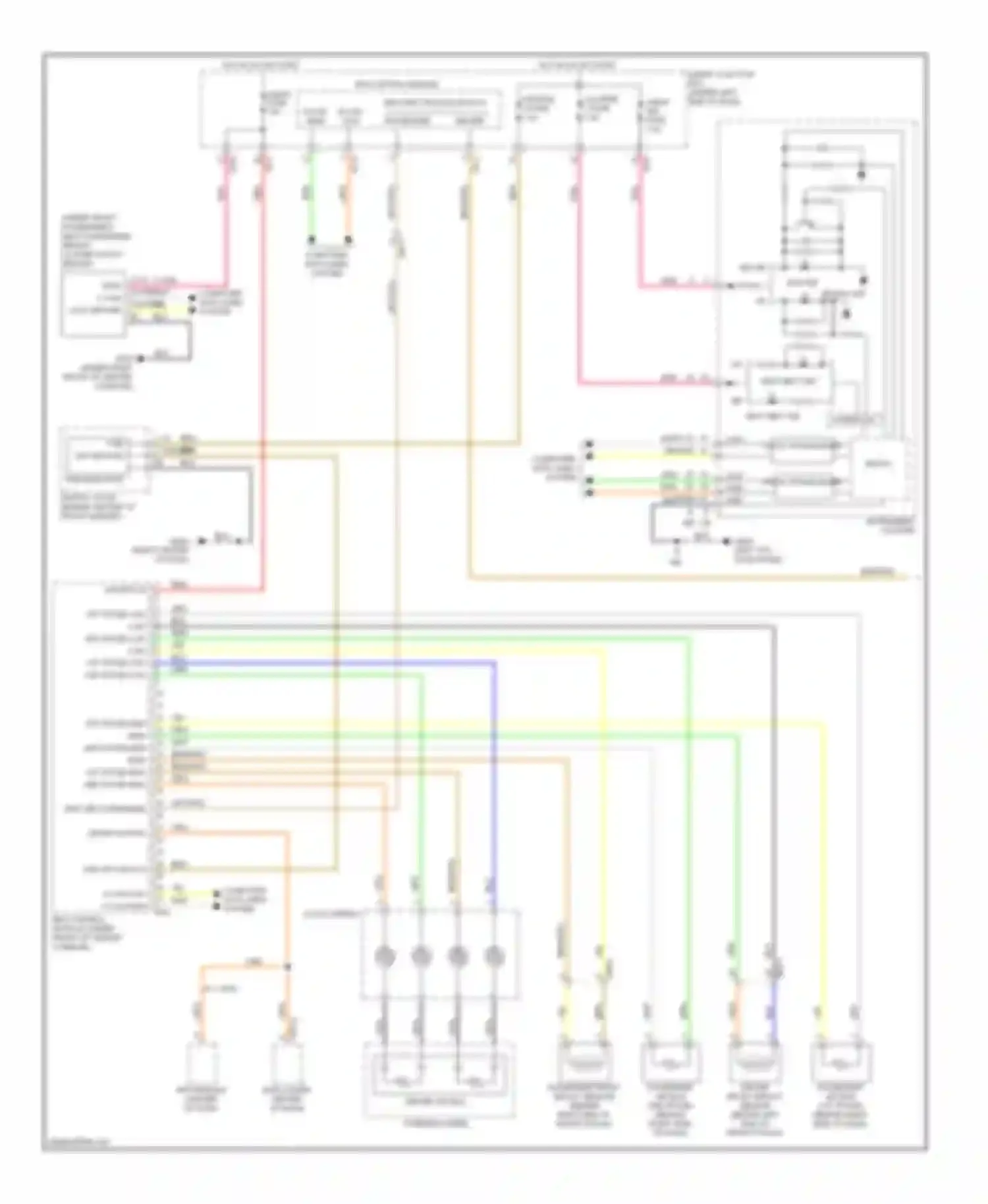 Elantra Hyundai V facelift (2013-2016): Supplemental restraints circuit (1 of 2)