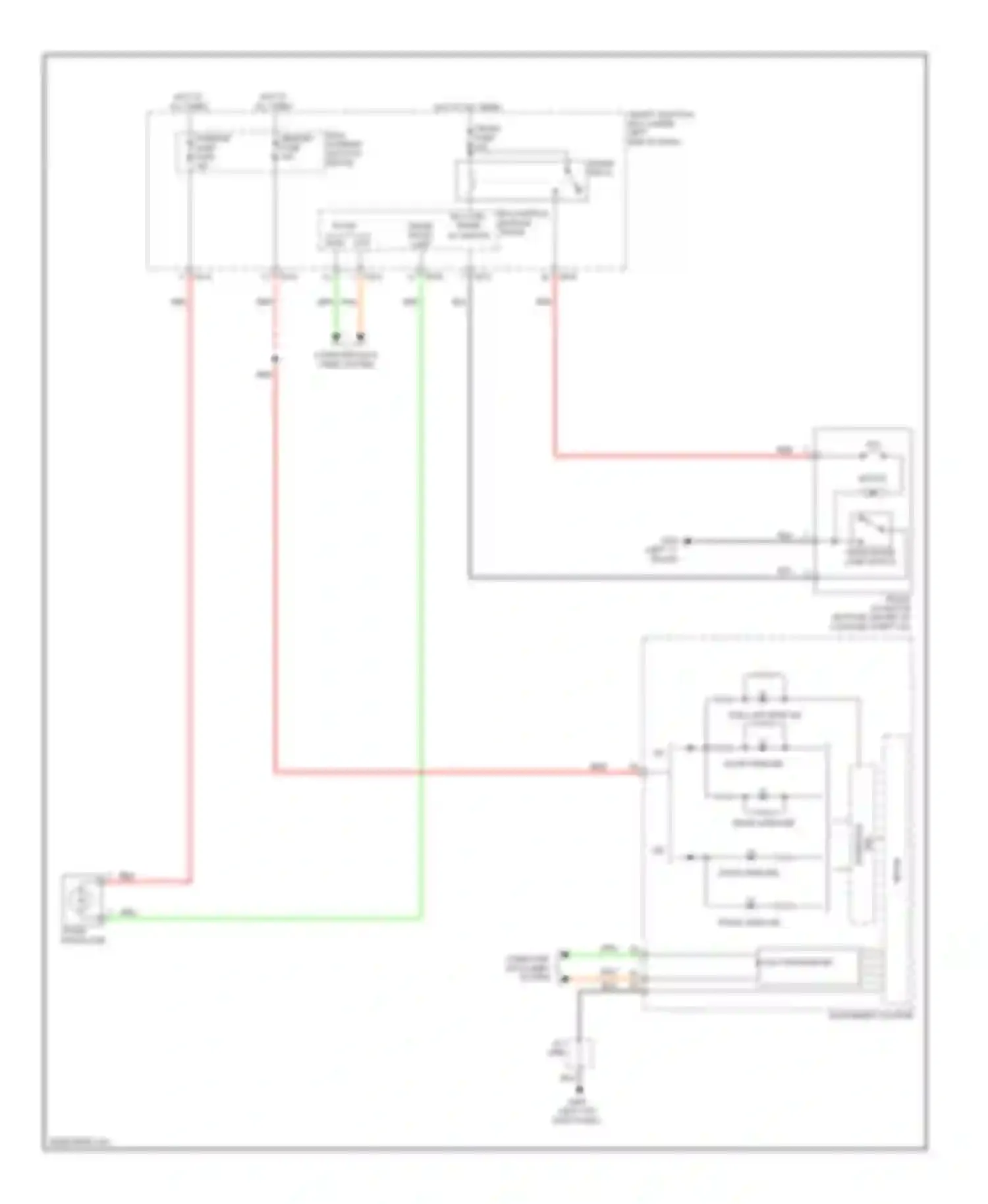 Elantra Hyundai V facelift (2013-2016): Trunk release circuit