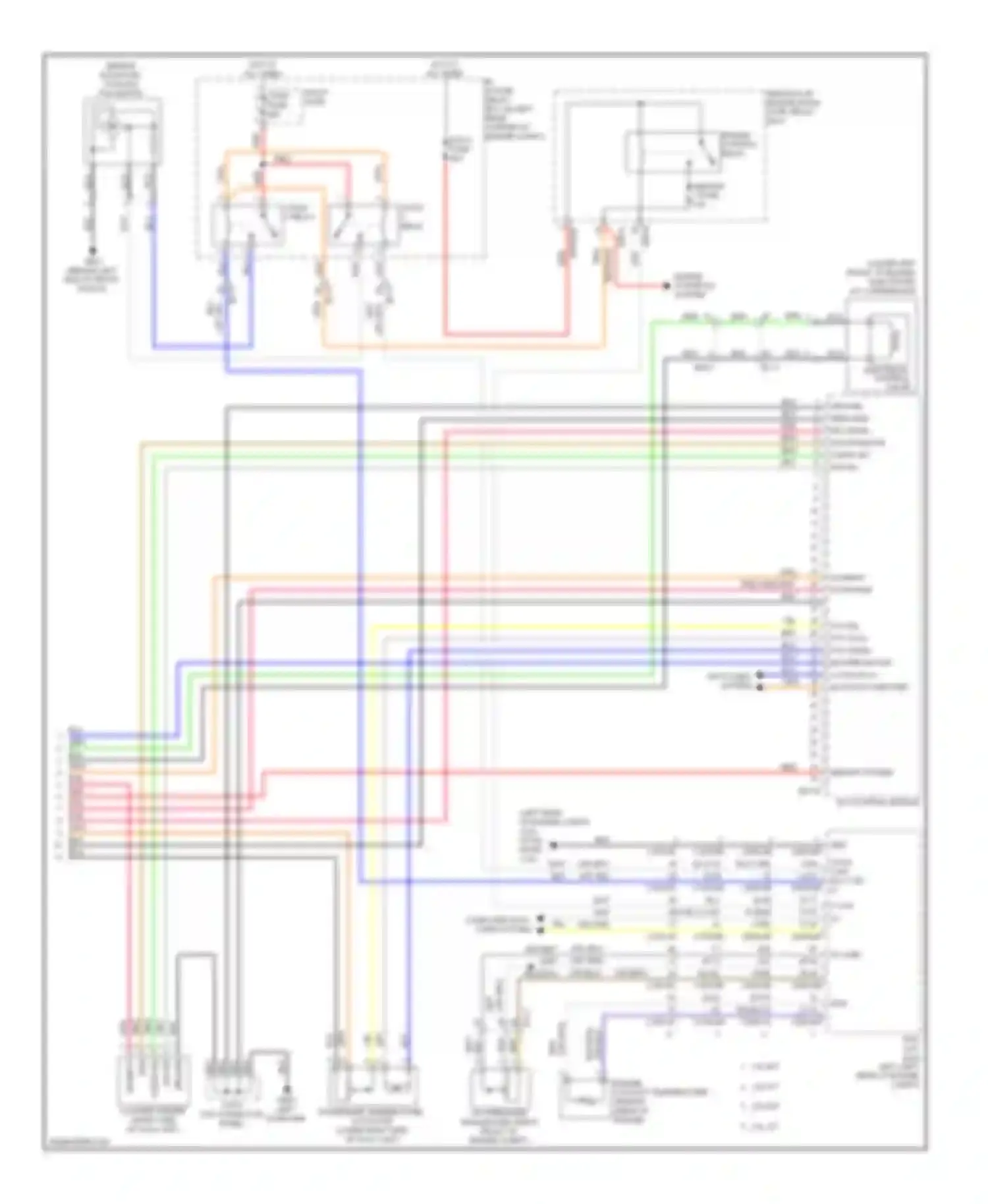 Wiring diagram a/c control module for Hyundai Elantra V facelift (2013-2016) (2 of 15)