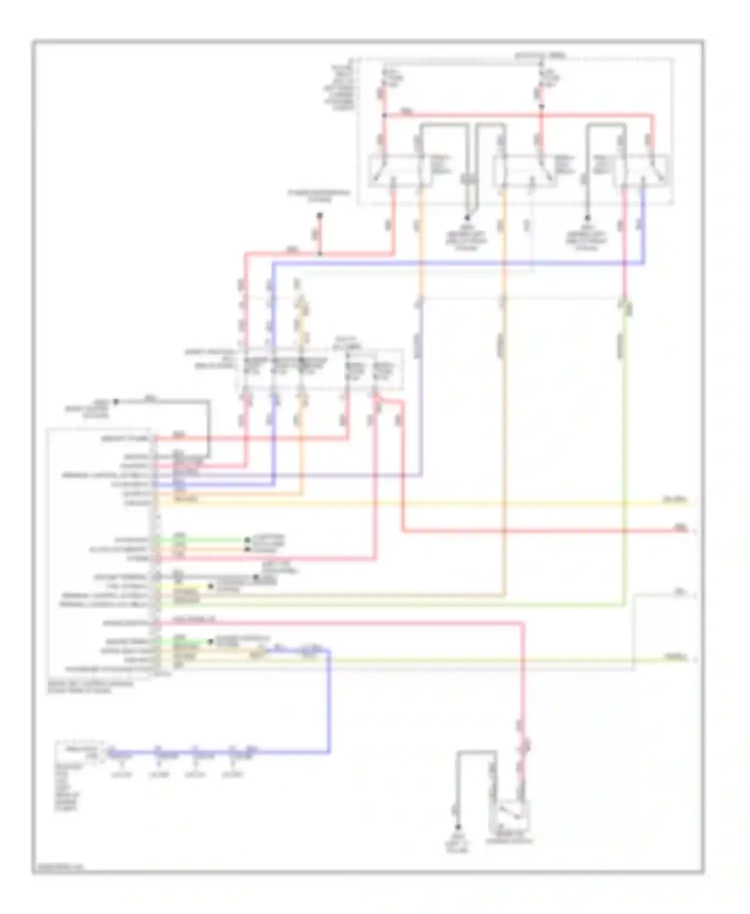 Wiring diagram acc/in input on input for Hyundai Elantra V facelift (2013-2016) (1 of 1)