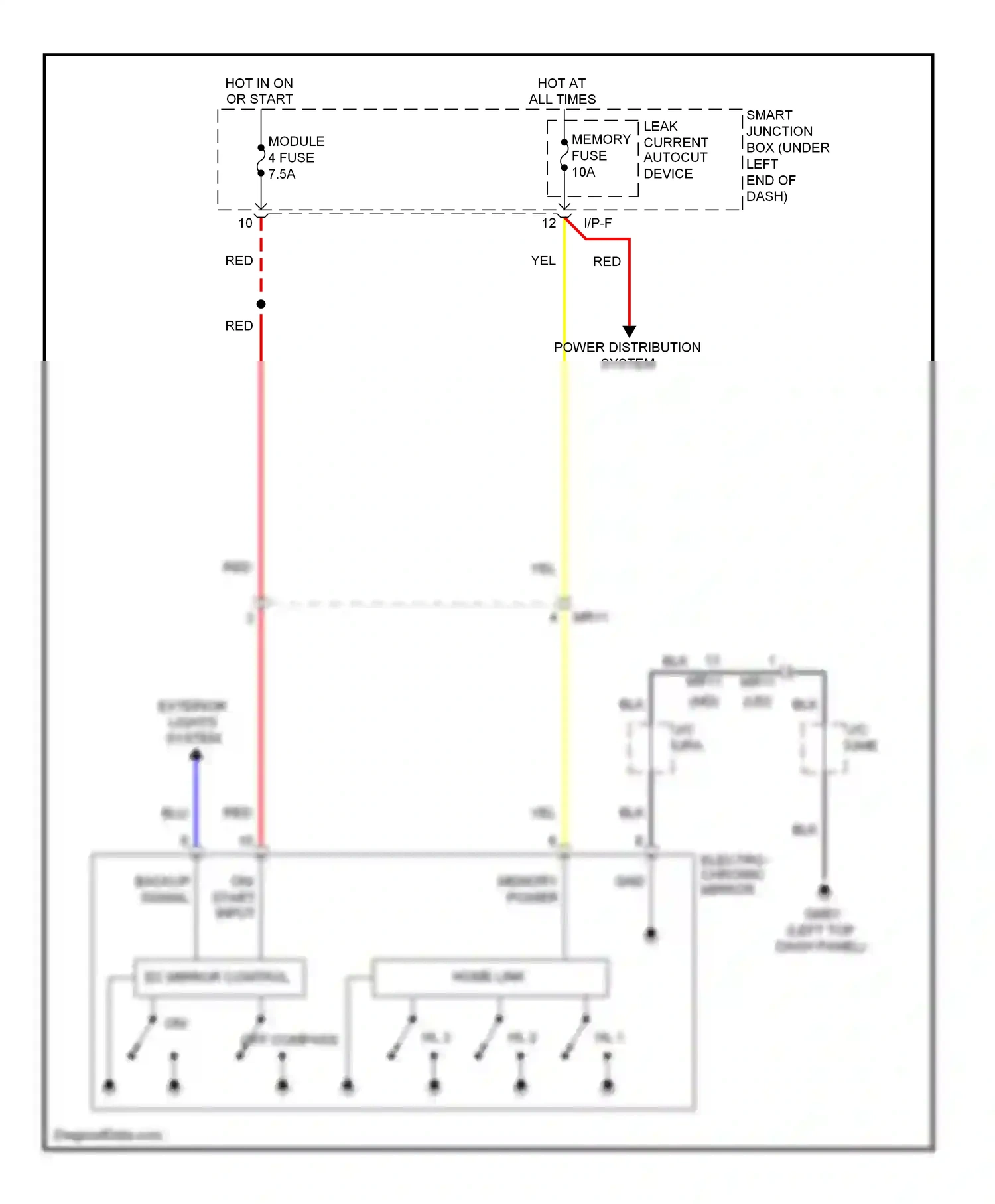 Wiring diagram blu for Hyundai Elantra V facelift (2013-2016) (81 of 116)