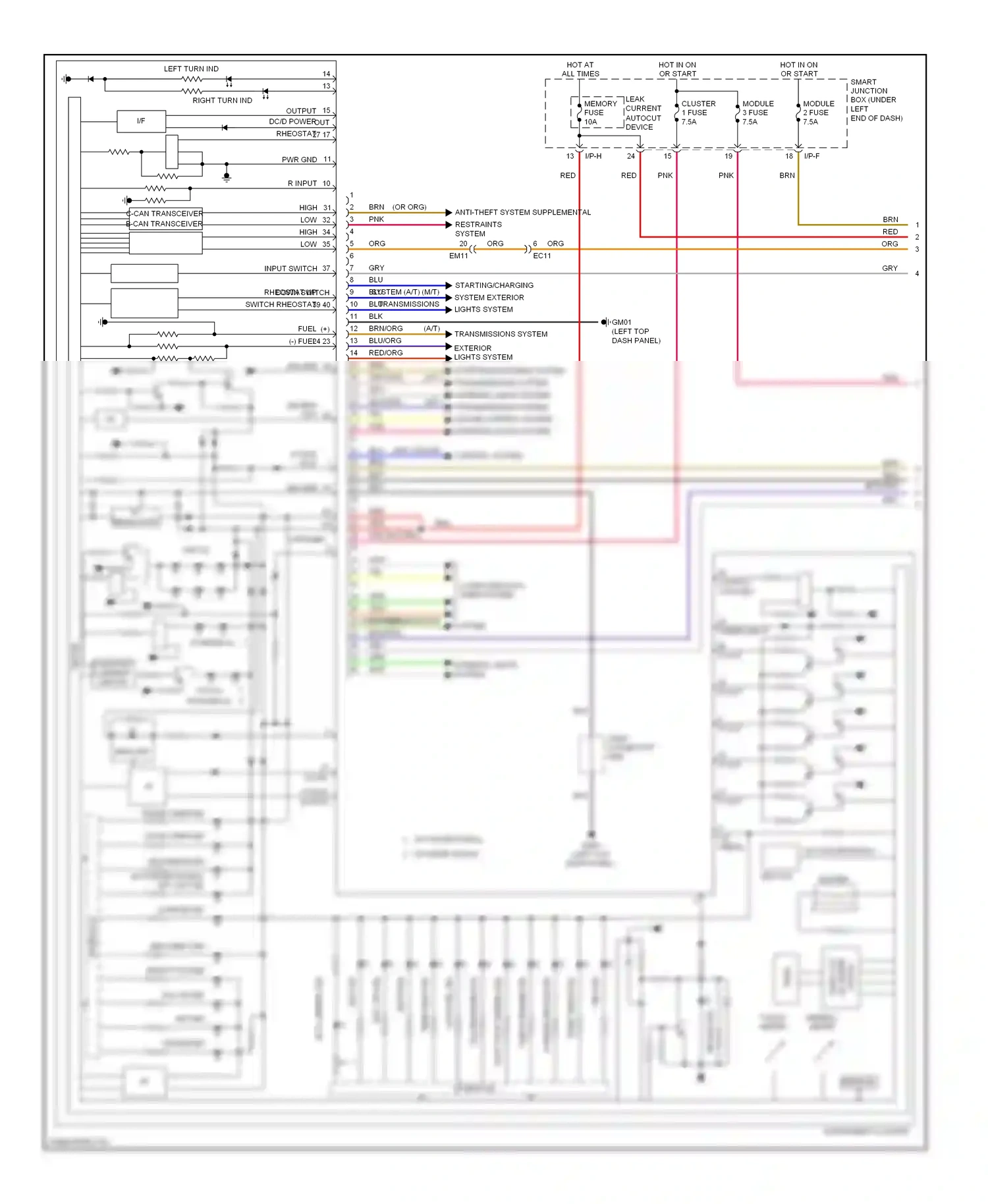 Wiring diagram blu for Hyundai Elantra V facelift (2013-2016) (56 of 116)