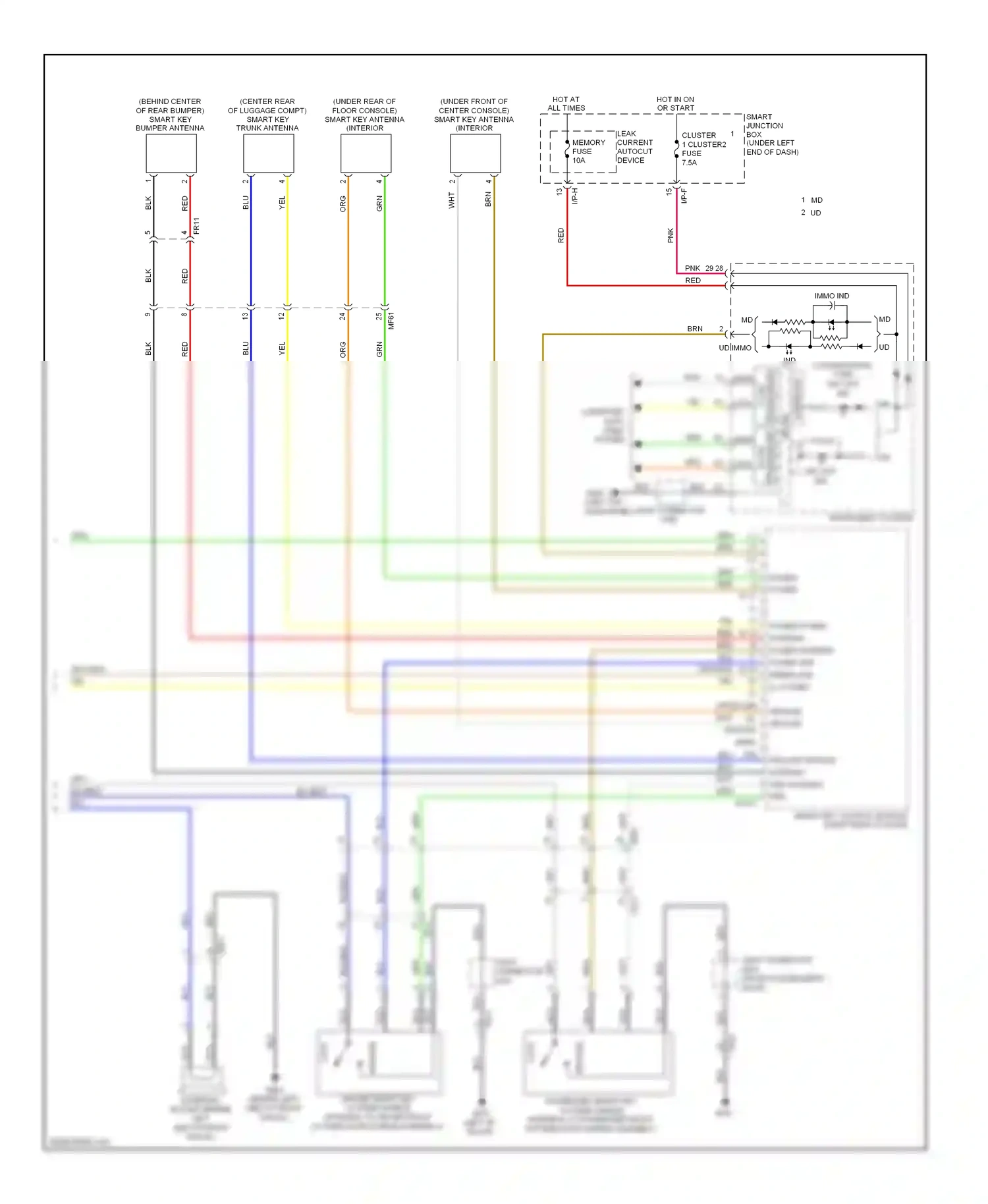 Wiring diagram blu for Hyundai Elantra V facelift (2013-2016) (8 of 116)