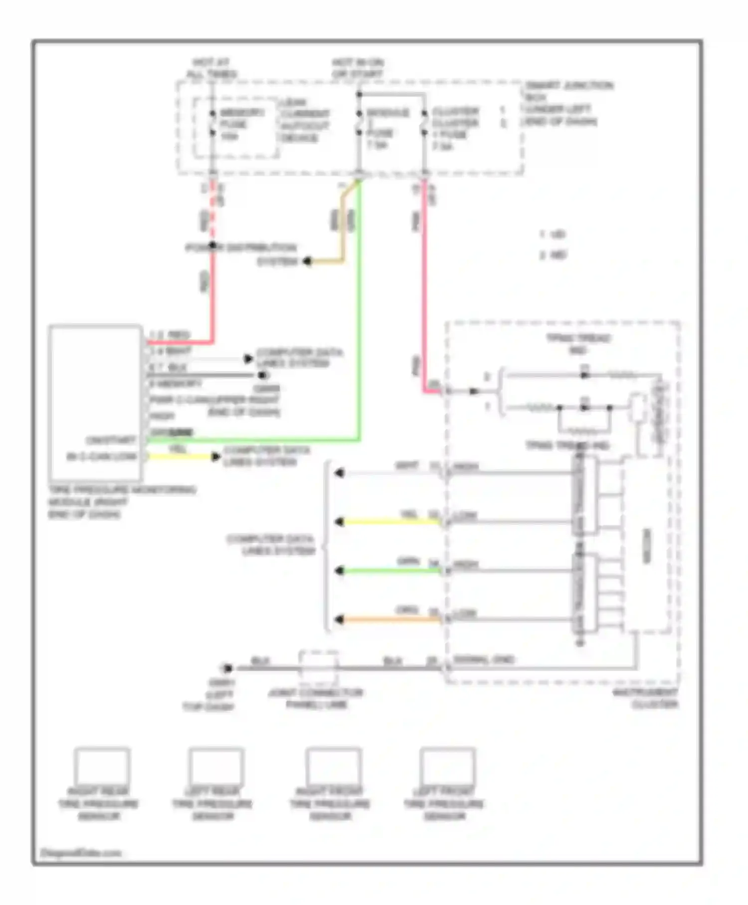 Wiring diagram c-can transceiver for Hyundai Elantra V facelift (2013-2016) (7 of 7)