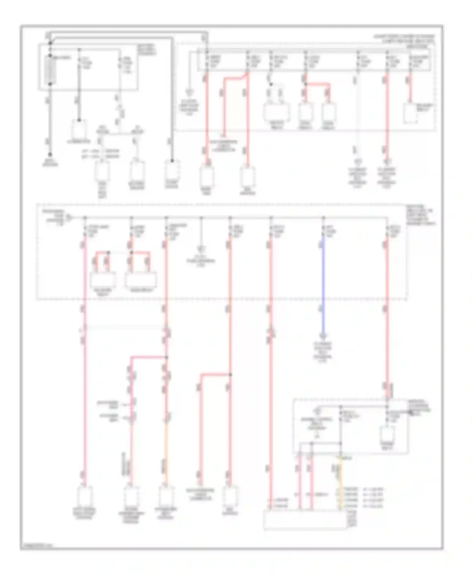 Wiring diagram c/fan 2 relay for Hyundai Elantra V facelift (2013-2016) (2 of 4)