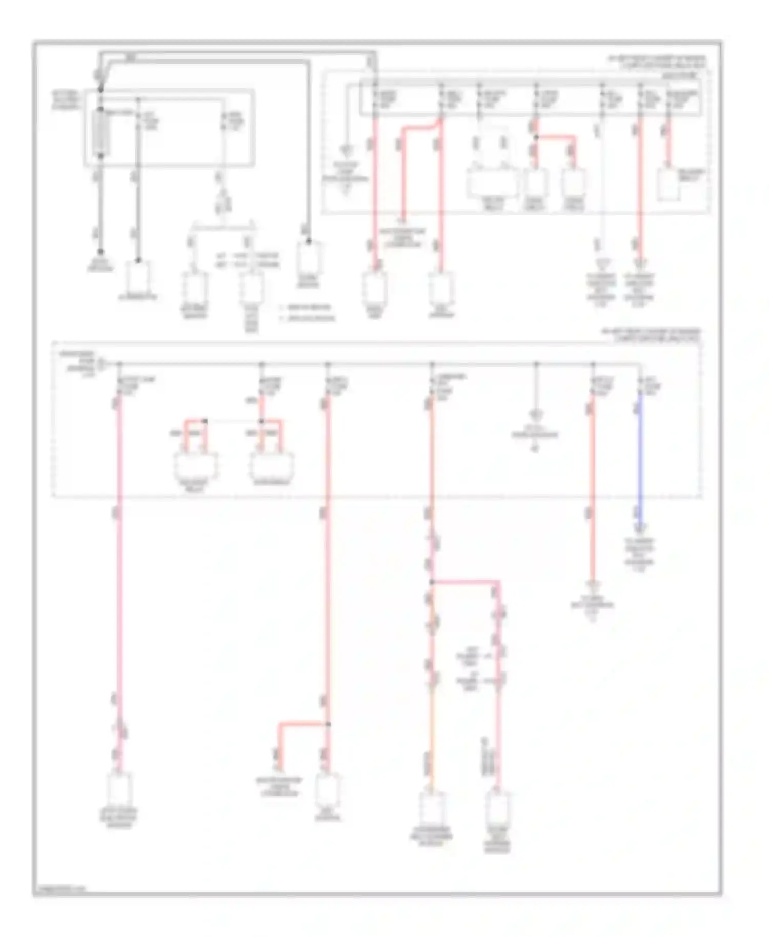 Wiring diagram c/fan 2 relay for Hyundai Elantra V facelift (2013-2016) (3 of 4)
