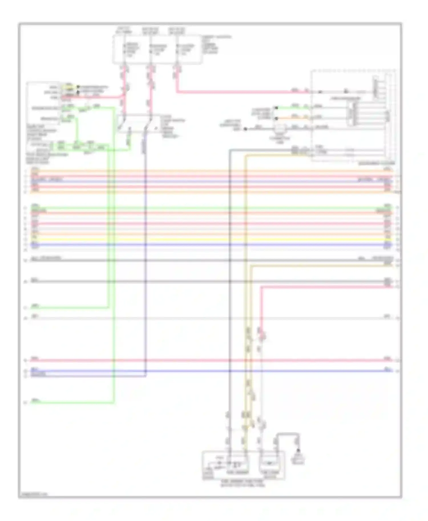 Wiring diagram cluster 1 fuse for Hyundai Elantra V facelift (2013-2016) (9 of 9)