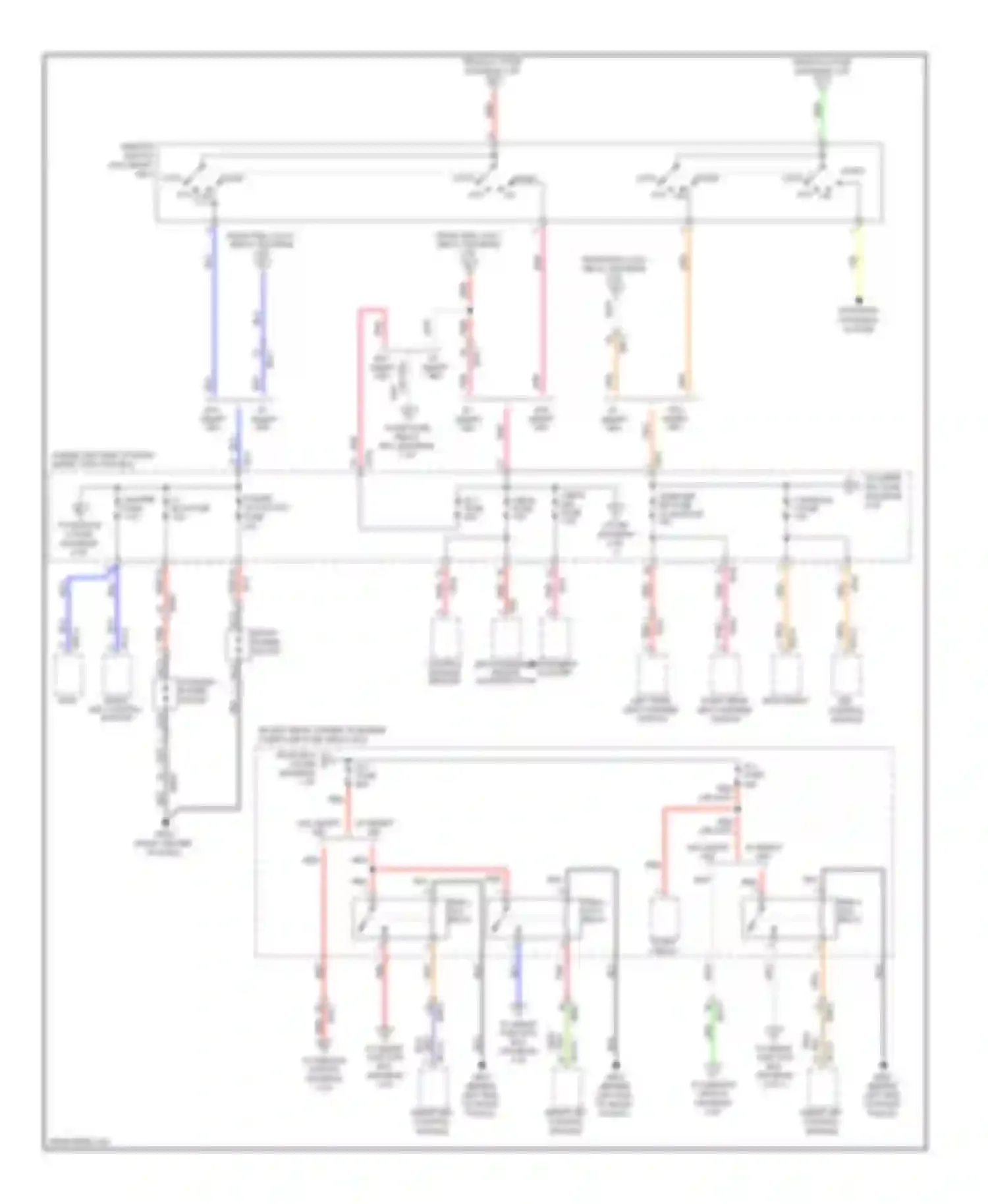 Wiring diagram console power outlet smart key control module for Hyundai Elantra V facelift (2013-2016) (1 of 1)
