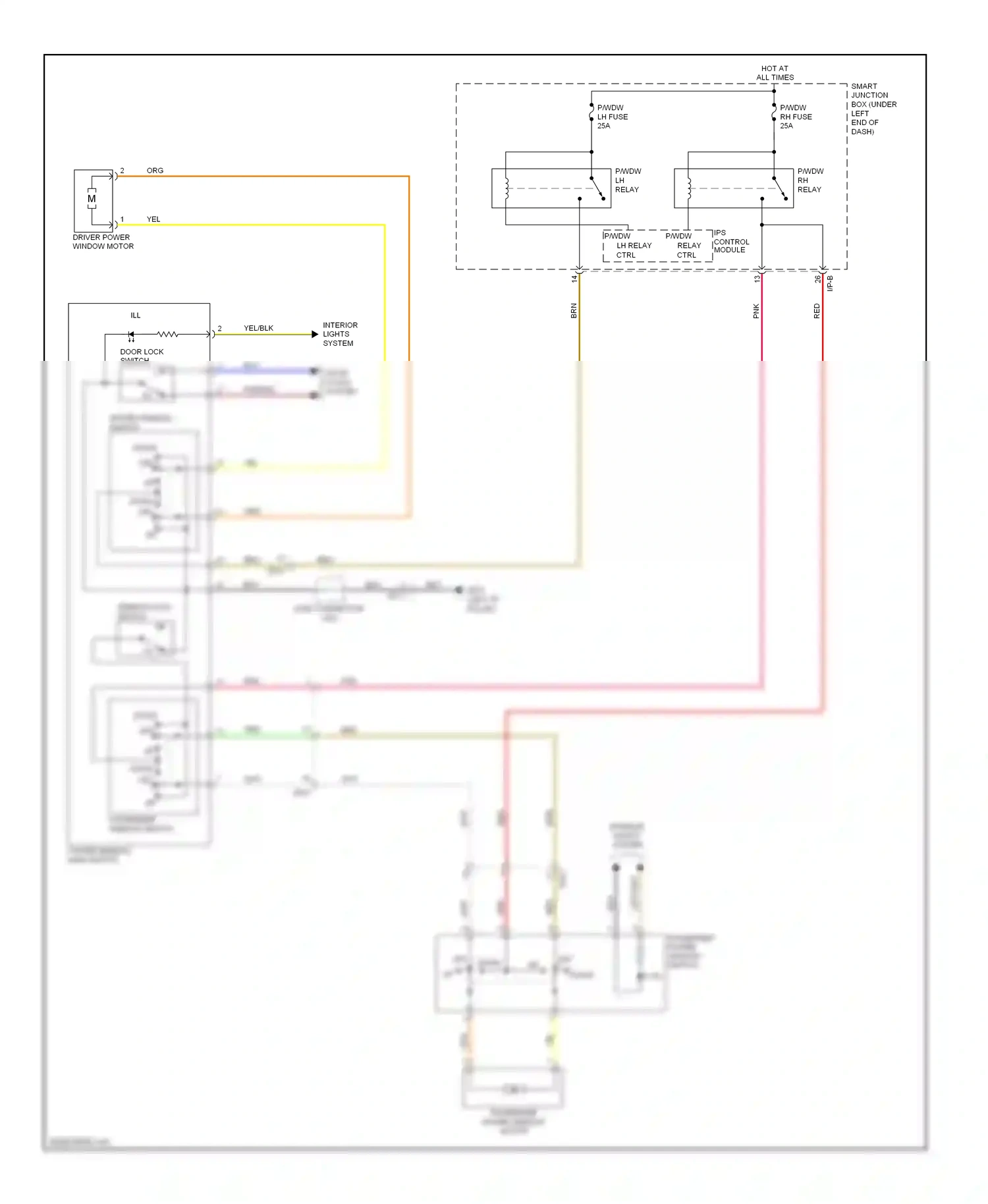 Wiring diagram down ill for Hyundai Elantra V facelift (2013-2016) (1 of 1)