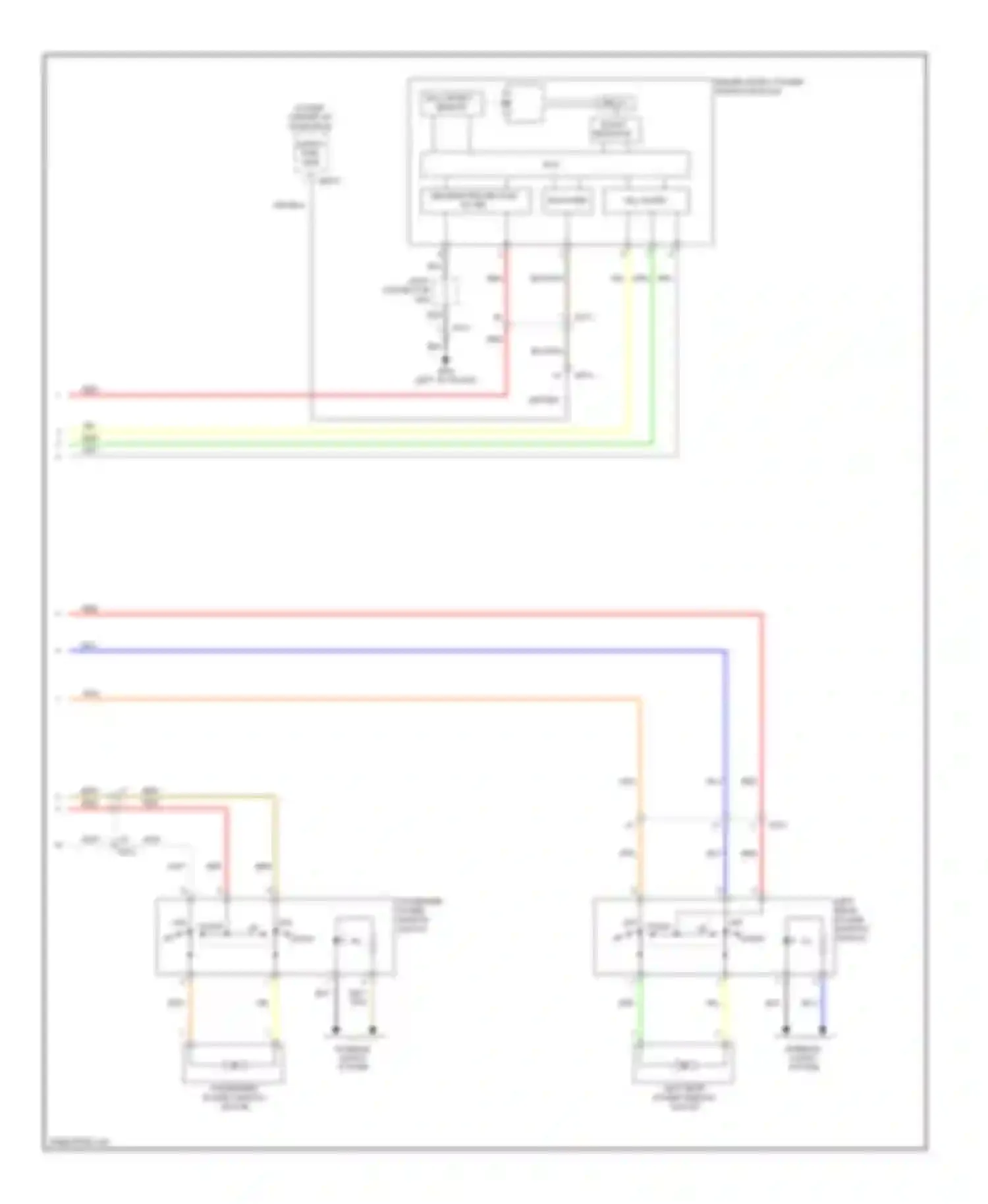 Wiring diagram driver safety power window module for Hyundai Elantra V facelift (2013-2016) (1 of 2)