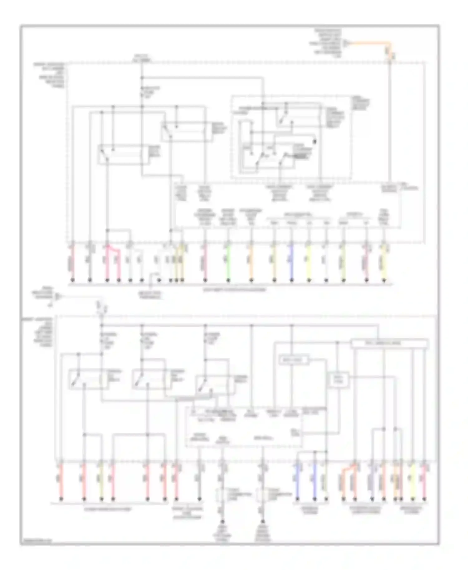 Wiring diagram drv pass for Hyundai Elantra V facelift (2013-2016) (1 of 1)