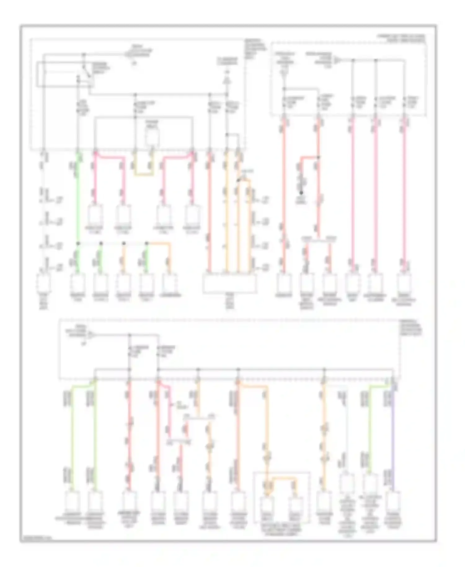 Wiring diagram ems box (in engine room fuse for Hyundai Elantra V facelift (2013-2016) (1 of 2)