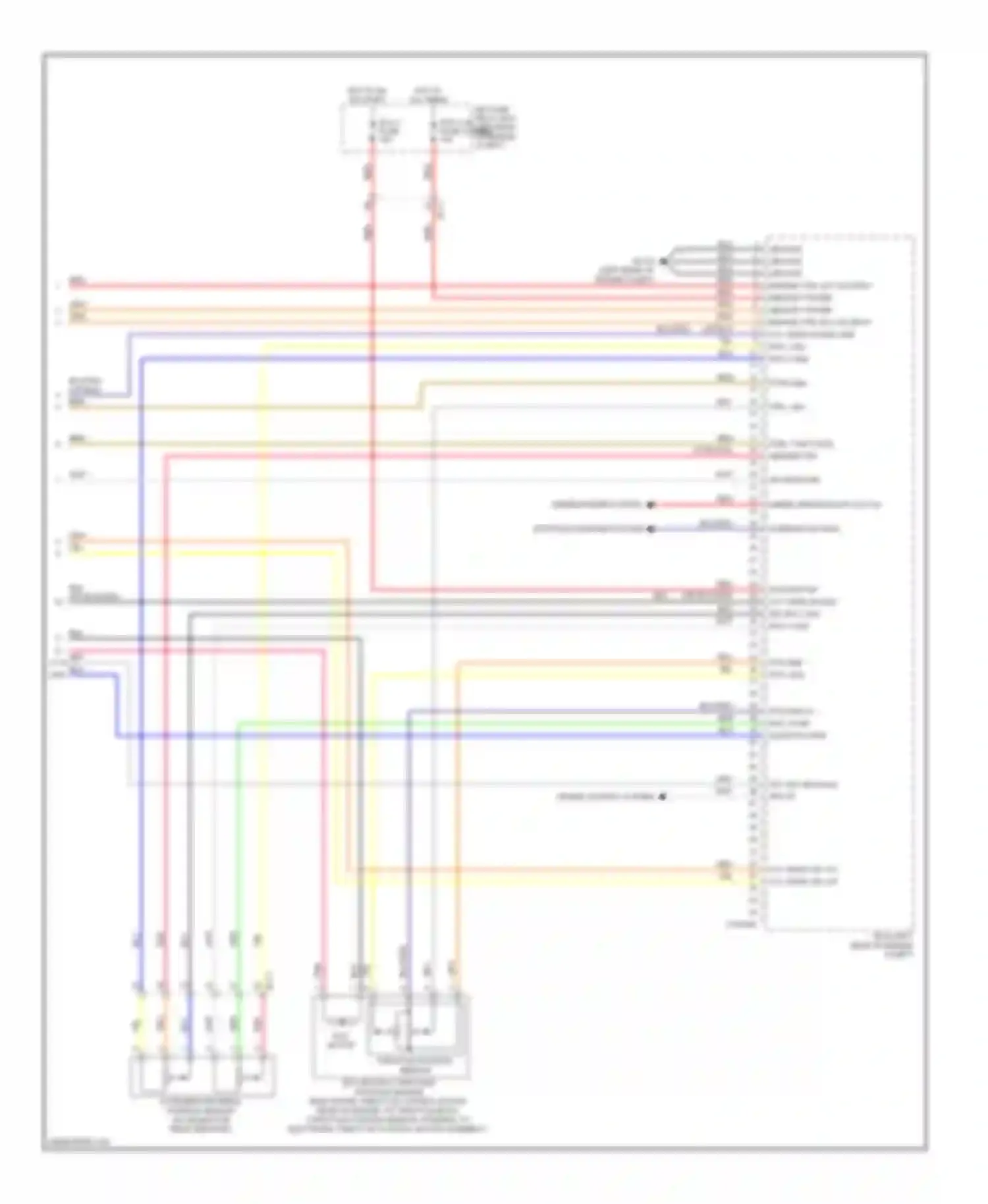 Wiring diagram e/r fuse, relay box for Hyundai Elantra V facelift (2013-2016) (5 of 5)