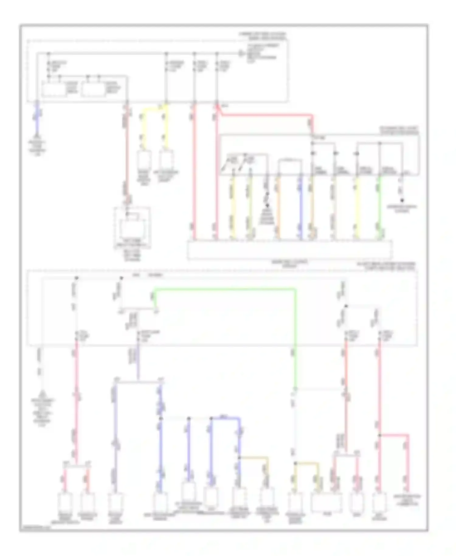 Wiring diagram esc module for Hyundai Elantra V facelift (2013-2016) (4 of 4)