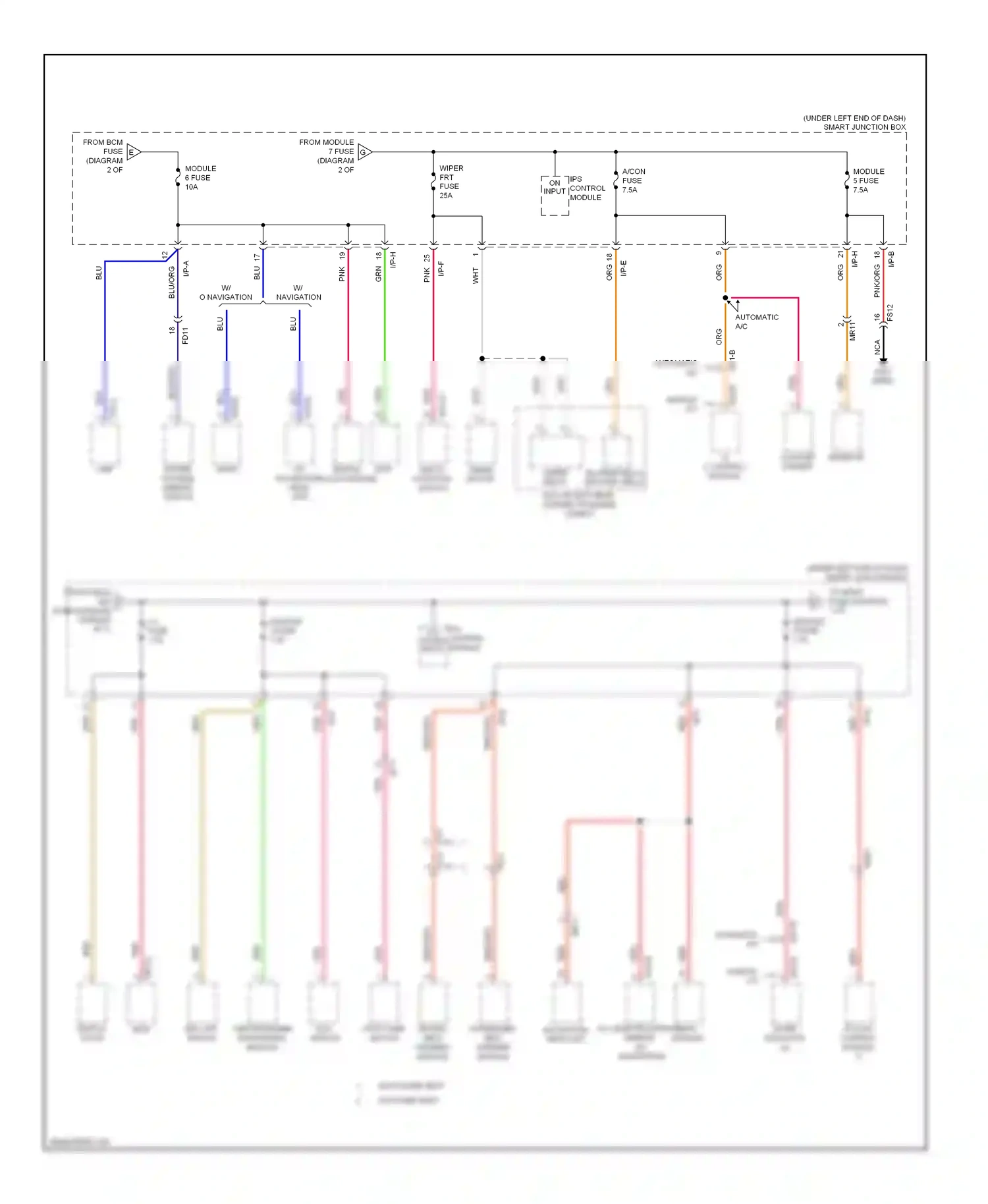 Wiring diagram esc off switch for Hyundai Elantra V facelift (2013-2016) (3 of 4)