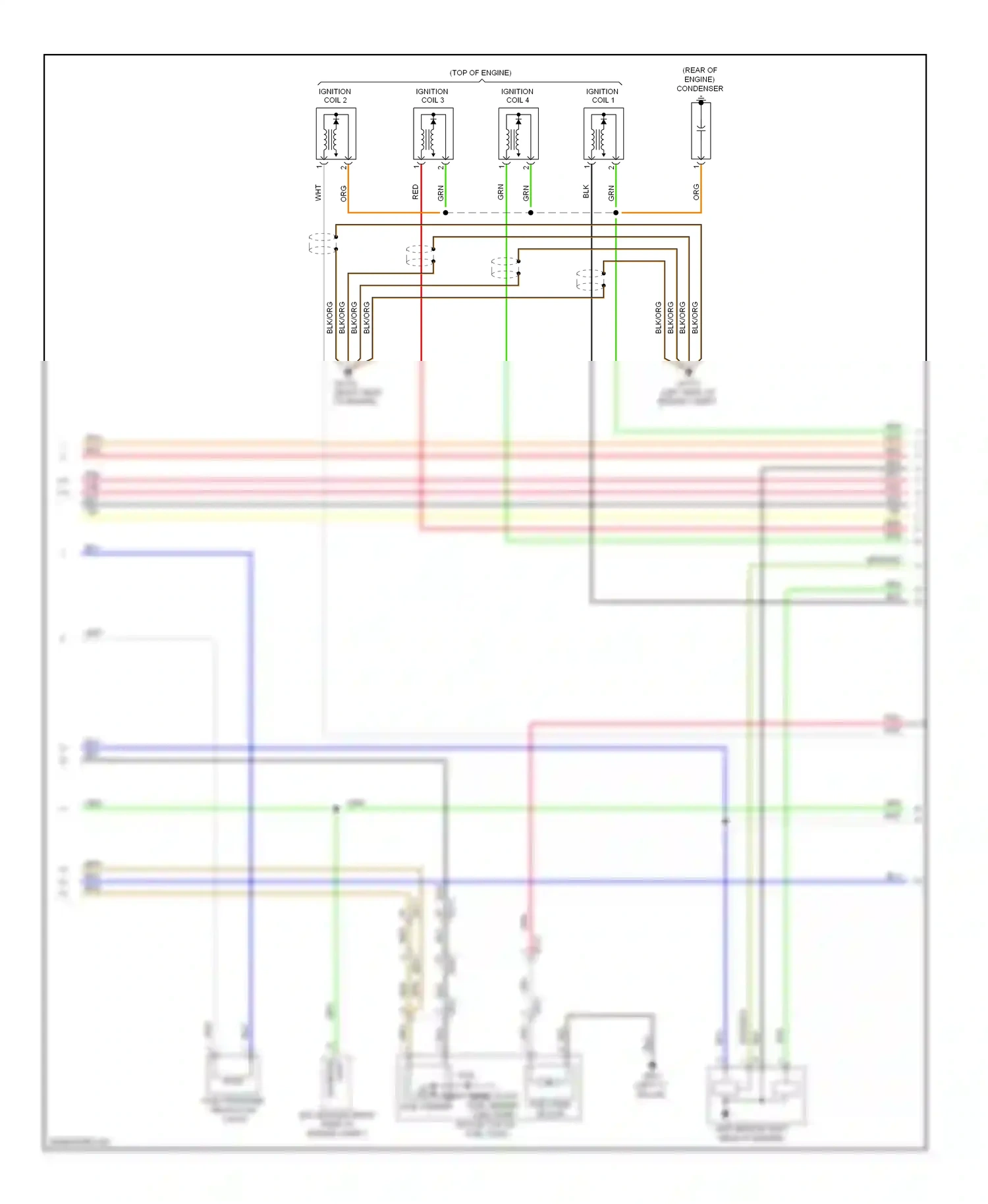 Wiring diagram ignition coil 2 for Hyundai Elantra V facelift (2013-2016) (5 of 6)