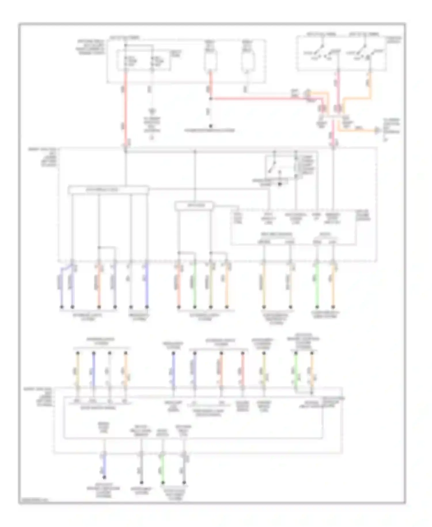 Wiring diagram ips on/ memory turn sig control power lp sound module input rly ctrl for Hyundai Elantra V facelift (2013-2016) (1 of 1)
