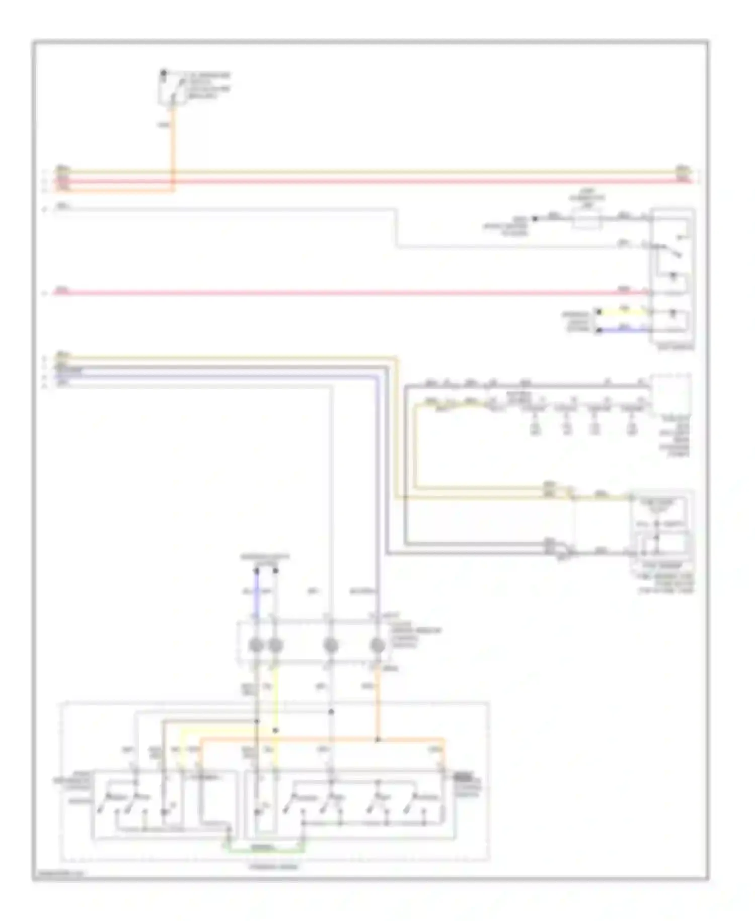 Wiring diagram joint connector umf for Hyundai Elantra V facelift (2013-2016) (6 of 16)