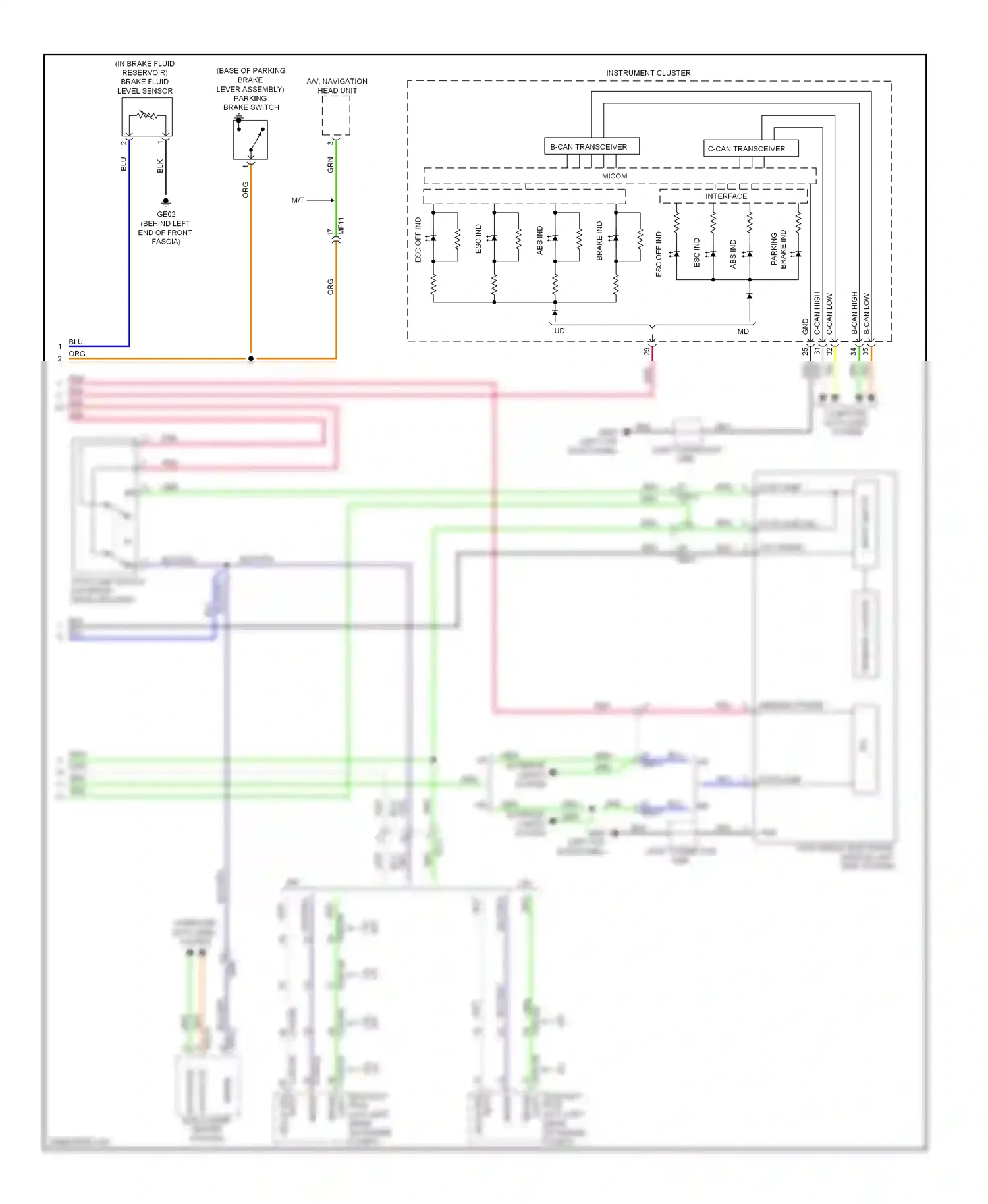 Hyundai Elantra V facelift (2013-2016) memory power wiring diagram  (1 of 11)
