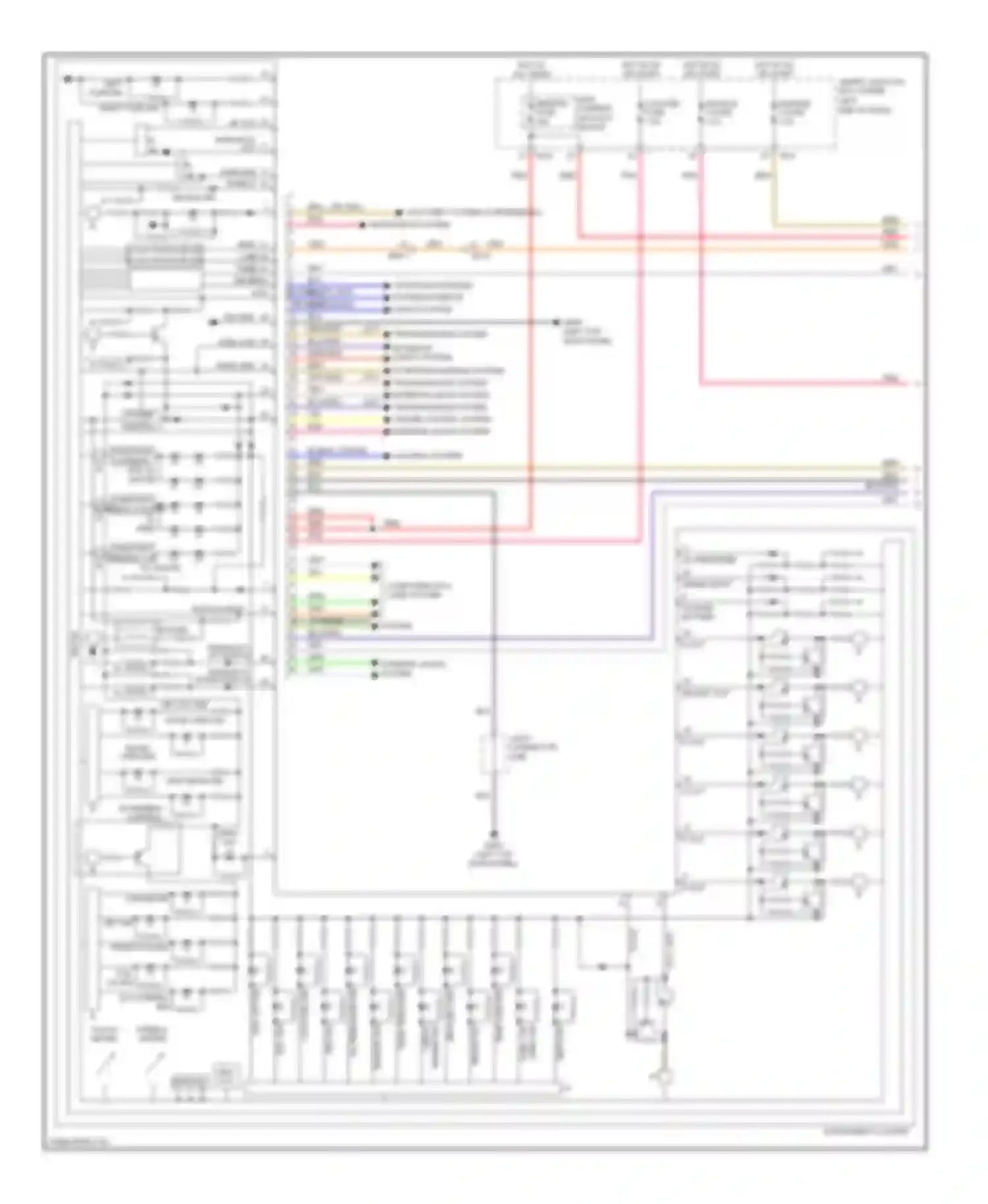 Wiring diagram module 2 fuse for Hyundai Elantra V facelift (2013-2016) (3 of 4)
