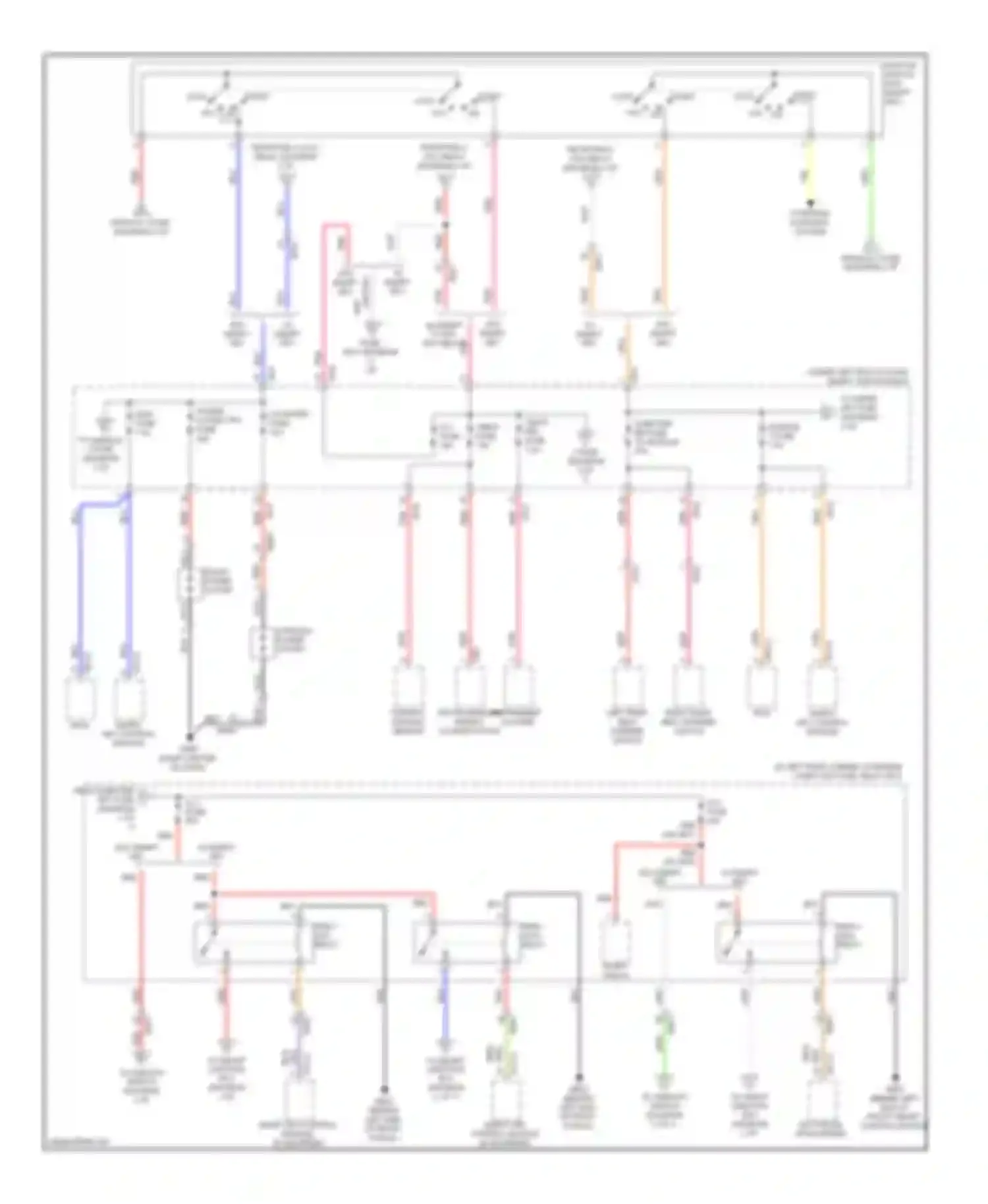 Wiring diagram module 7 fuse for Hyundai Elantra V facelift (2013-2016) (2 of 2)