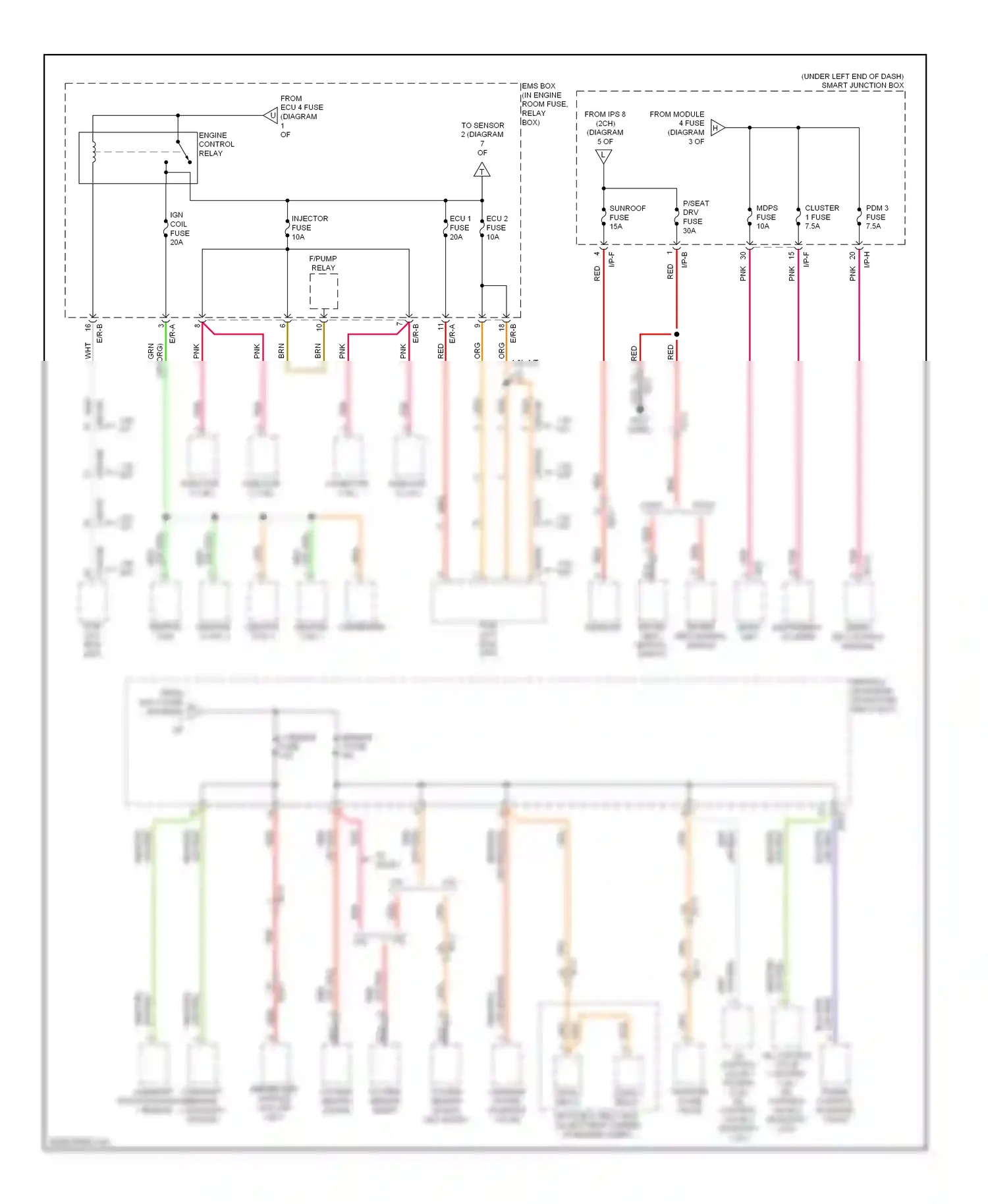 Wiring diagram nca for Hyundai Elantra V facelift (2013-2016) (38 of 59)