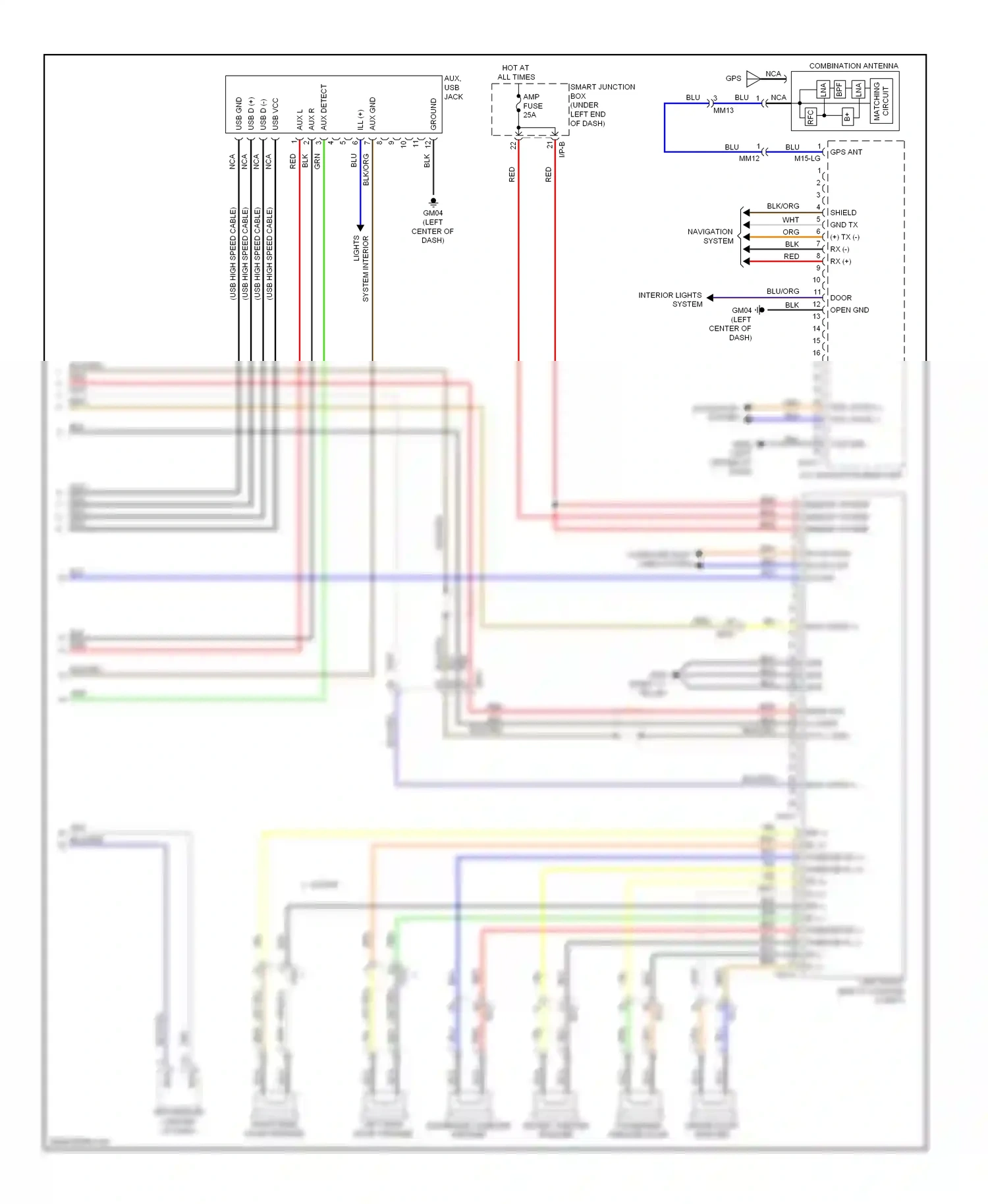 Wiring diagram nca for Hyundai Elantra V facelift (2013-2016) (33 of 59)