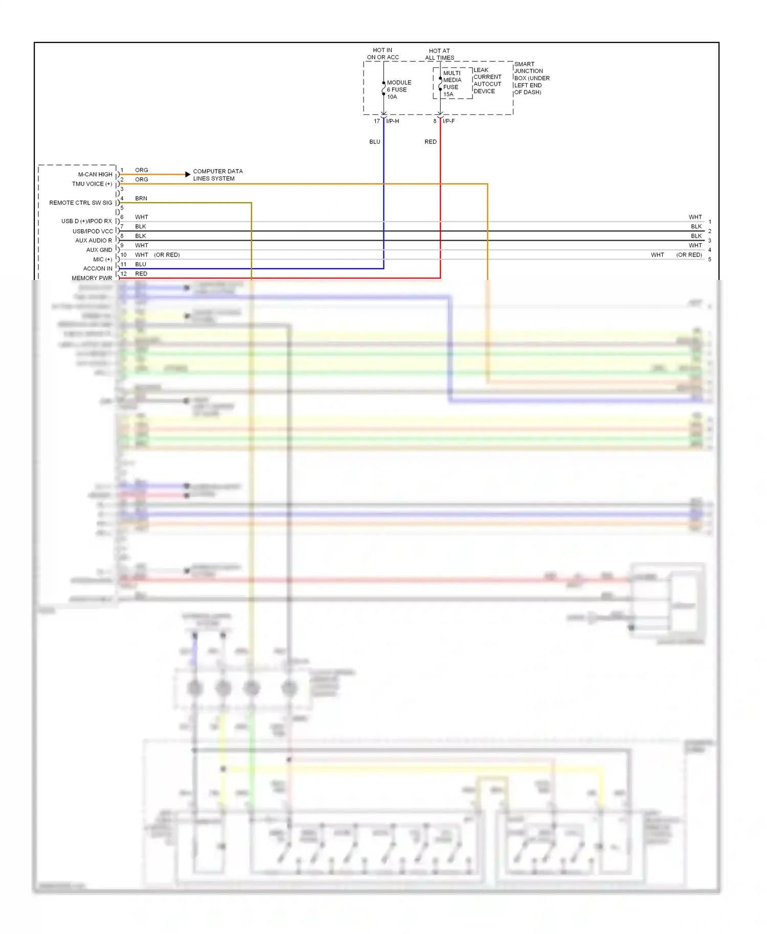 Wiring diagram nca for Hyundai Elantra V facelift (2013-2016) (56 of 59)
